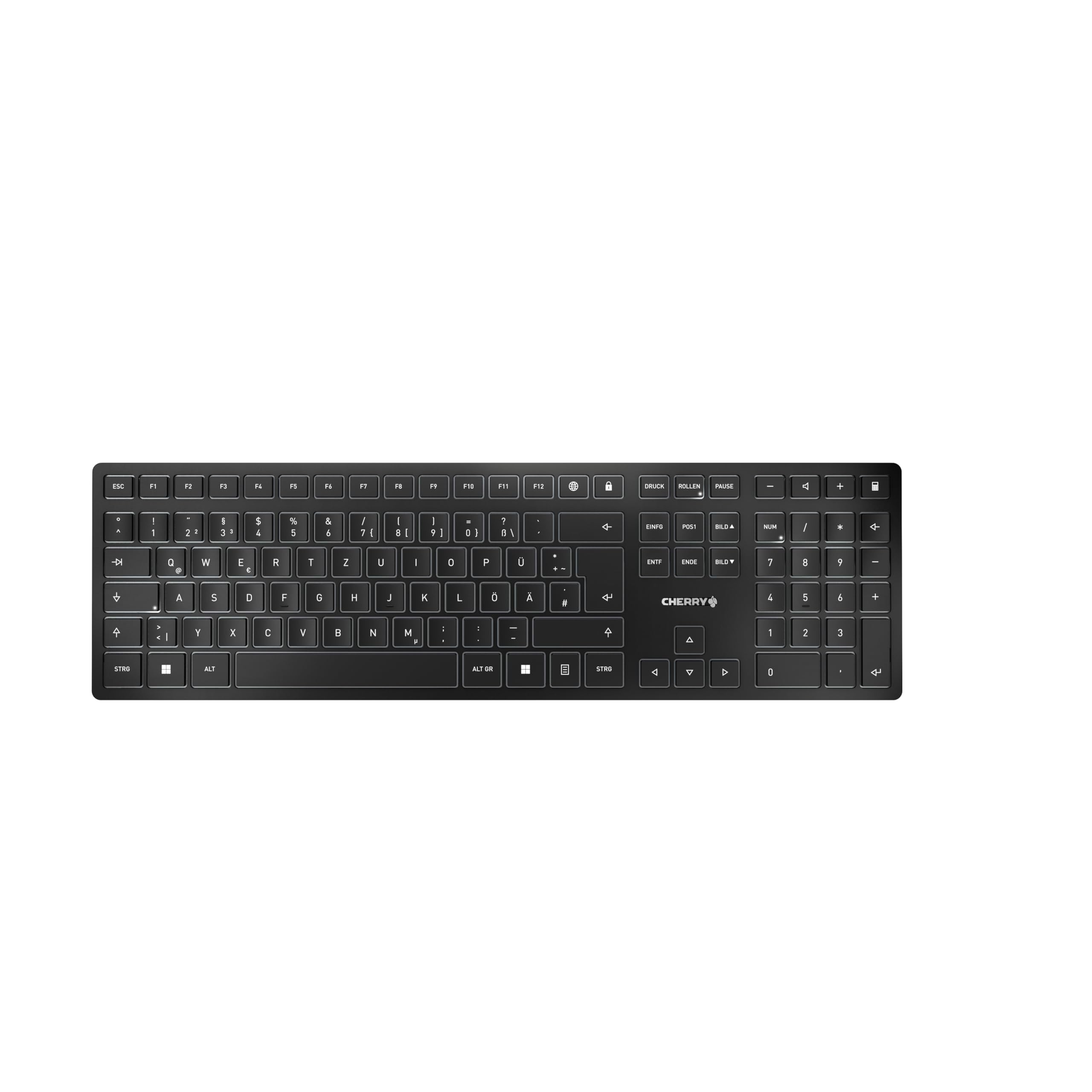 cherry-kw-9100-slim-kabellose-bluetooth-2-4-ghz-tastatur-deutsches-qwertz-schwar image 1