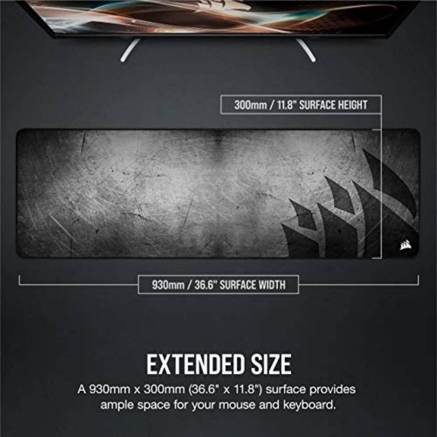 corsair-mm300-pro-extended-gaming-mauspad-930-x-300-mm-spritzwassergesch-tzt-mic image 5