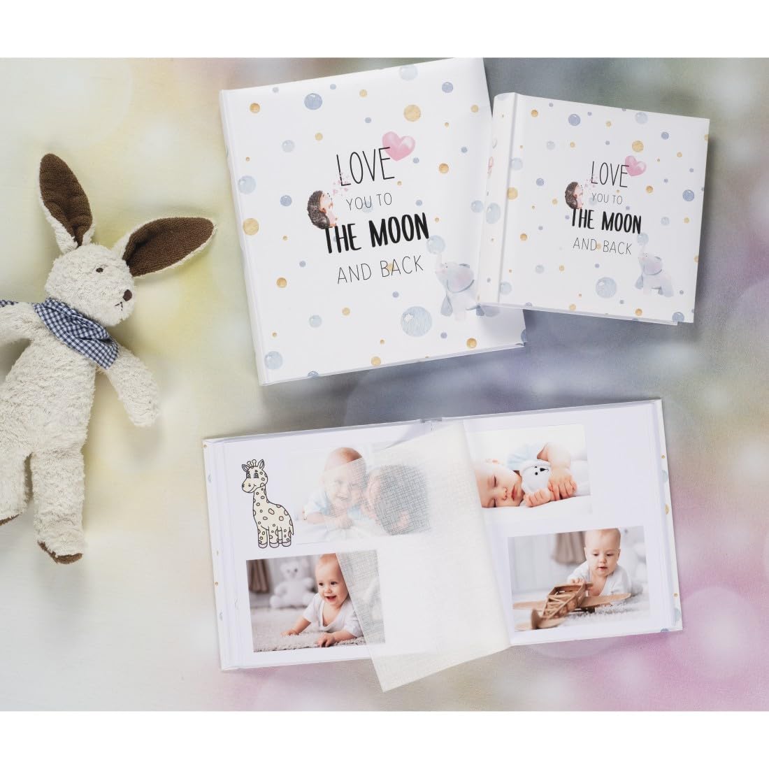 hama-babyalbum-to-the-moon-fotoalbum-mit-60-seiten-240-fotos-29x32-cm-wei image 8