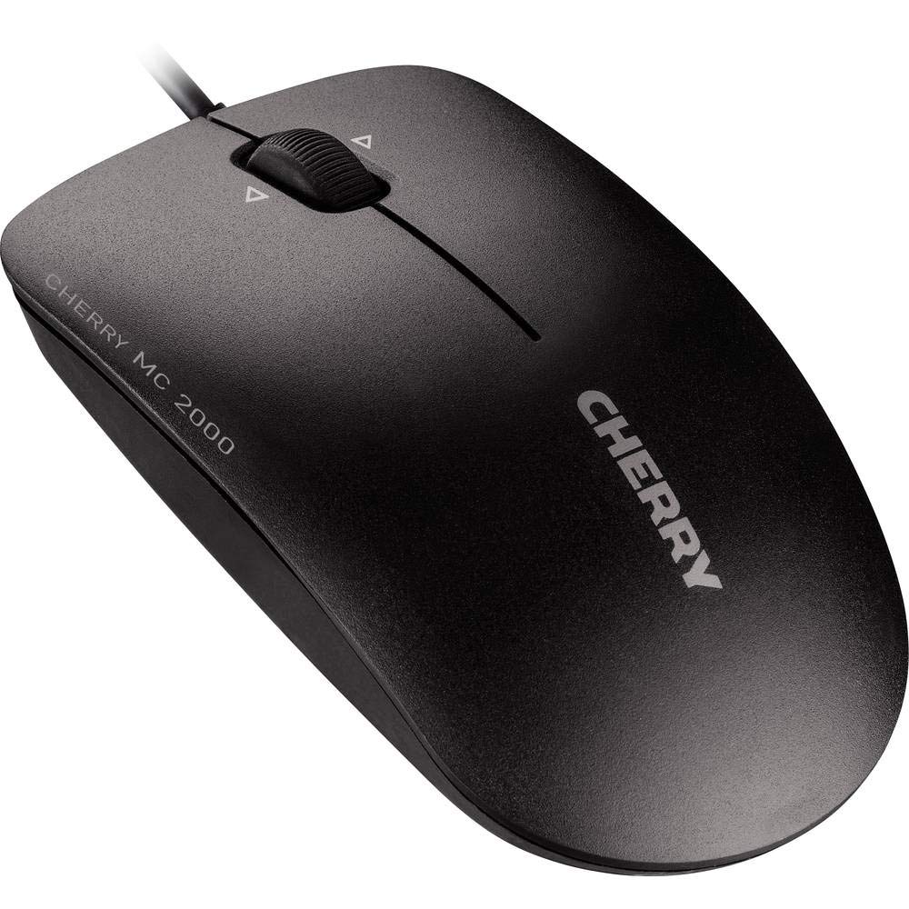 cherry-mc-2000-kabelgebundene-maus-3-tasten-symmetrisch-1600-dpi-schwarz image 2