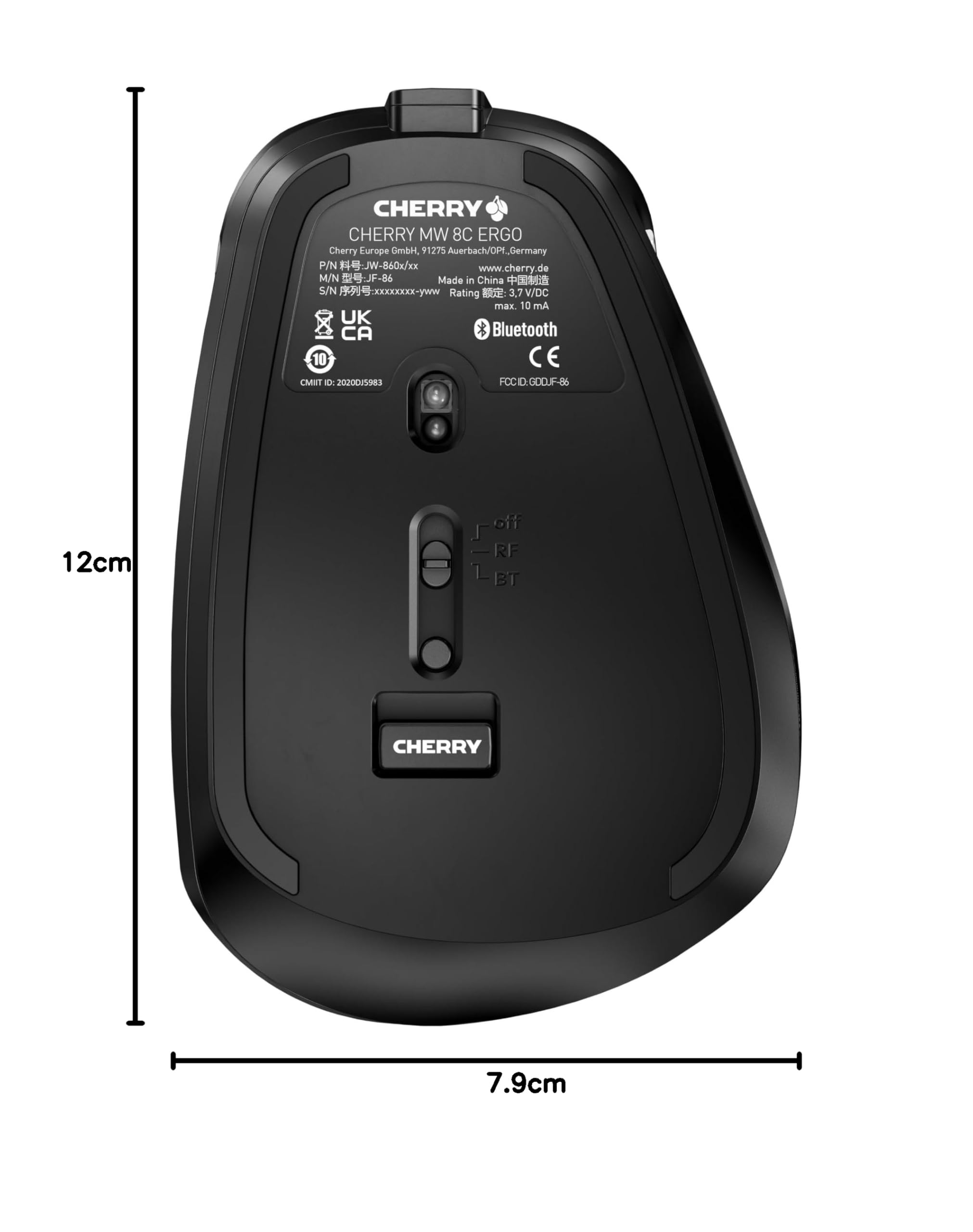 cherry-mw-8c-ergo-kabellose-ergonomische-maus-f-r-rechtsh-nder-schwarz image 7
