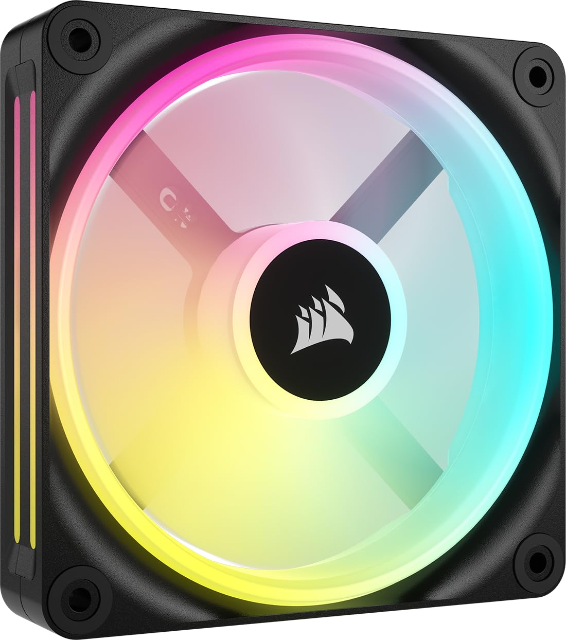 corsair-icue-link-qx120-rgb-120-mm-l-fter-mit-magnetic-dome-lager-schwarz-einzel image 1