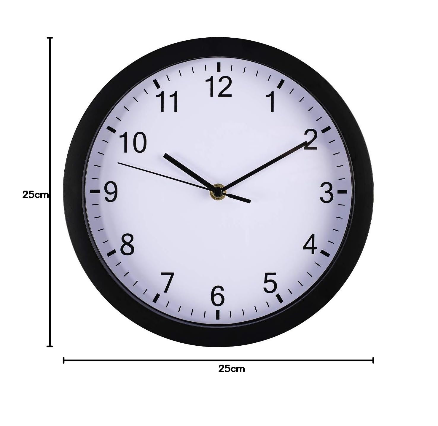 hama-pure-wanduhr-ohne-ticken-25-cm-lautlose-quarz-wanduhr-mit-sekundenzeiger-f- image 4