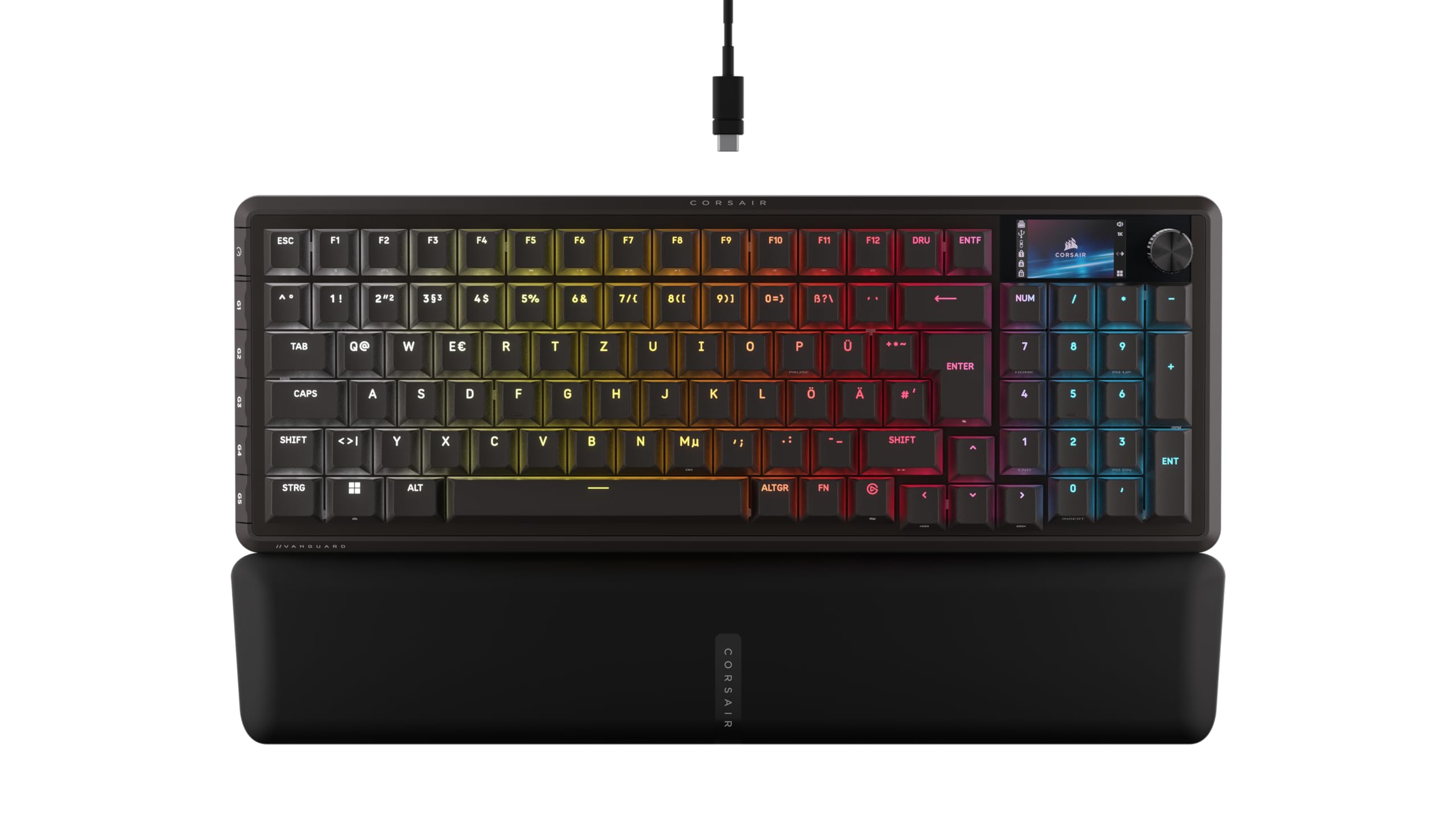 corsair-vanguard-96-kabelgebundene-mechanische-gaming-tastatur-qwertz-de-96-layo image 1