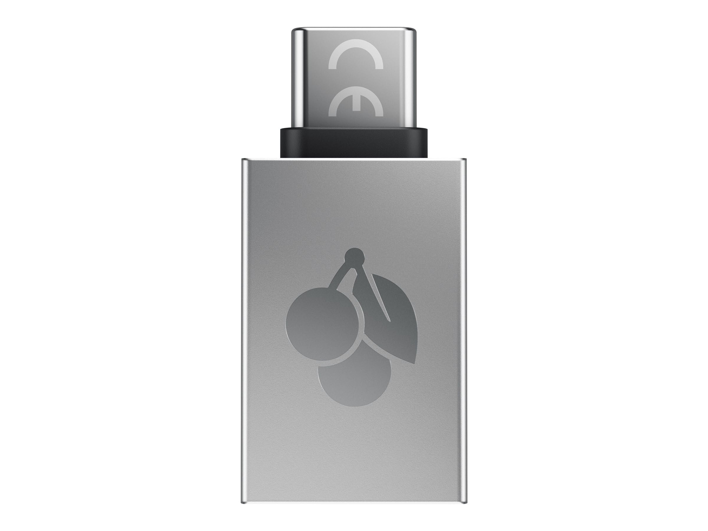 cherry-usb-a-auf-usb-c-adapter-aluminium-silber-5-gbit-s image 1