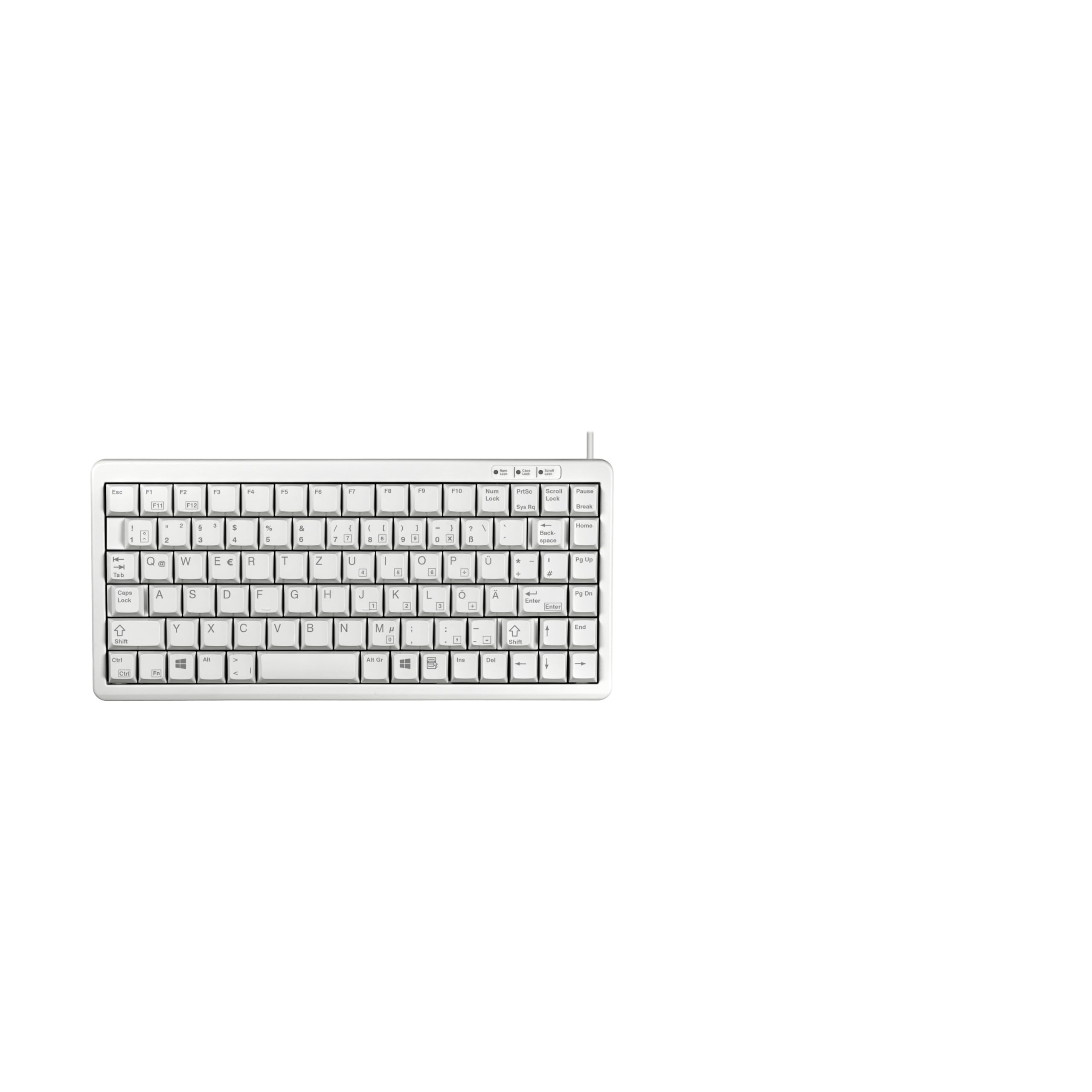 cherry-g84-4100-tastatur-mechanisch-kompakt-qwertz-deutsch-mit-ps-2-adapter image 7