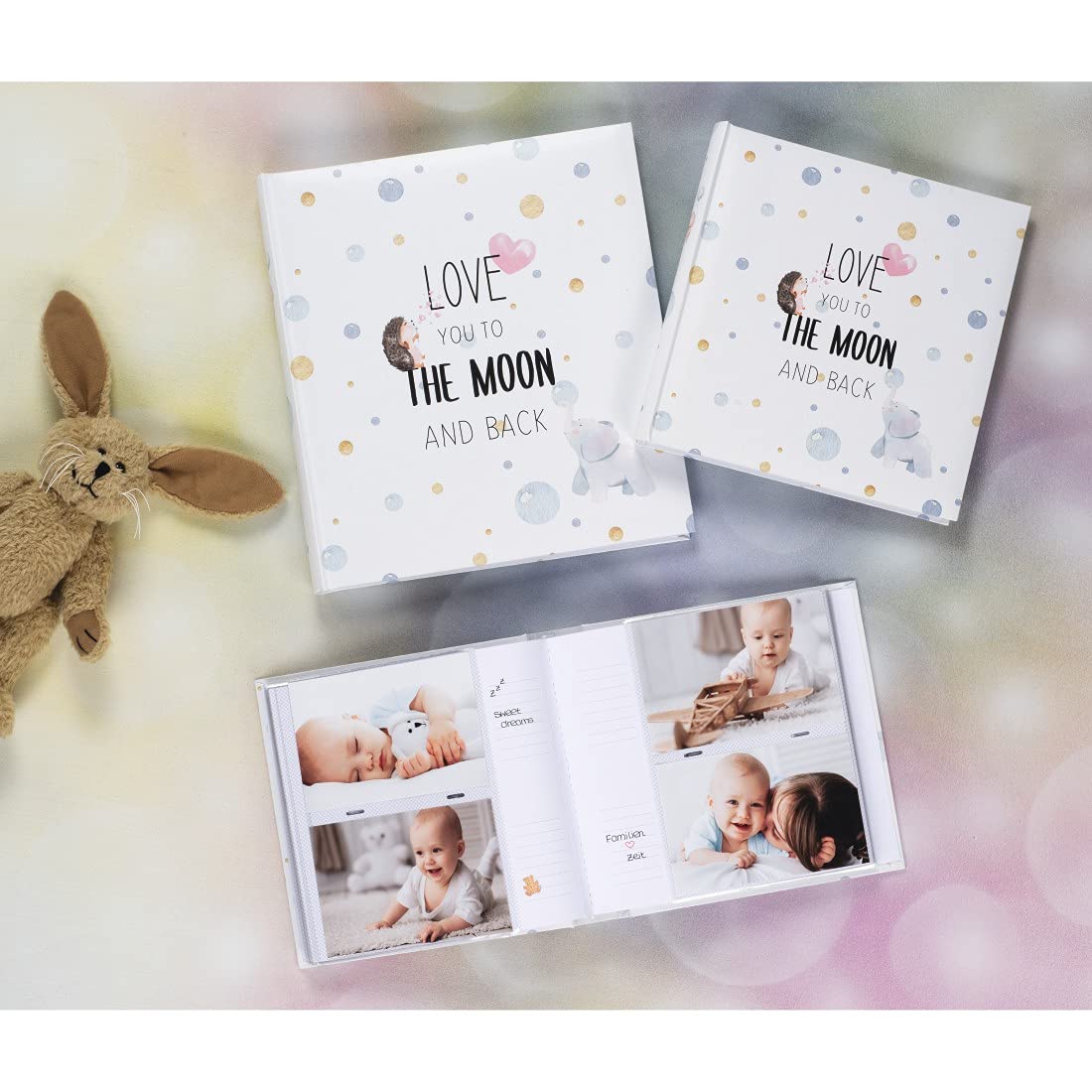 hama-babyalbum-to-the-moon-fotoalbum-mit-60-seiten-240-fotos-29x32-cm-wei image 7