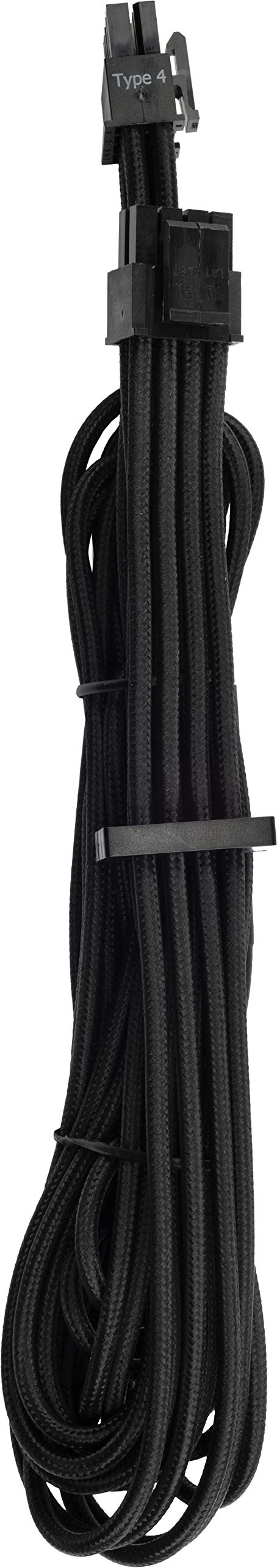 corsair-premium-sleeved-netzteil-kabel-eps12v-atx12v-typ4-generation-4-schwarz image 1
