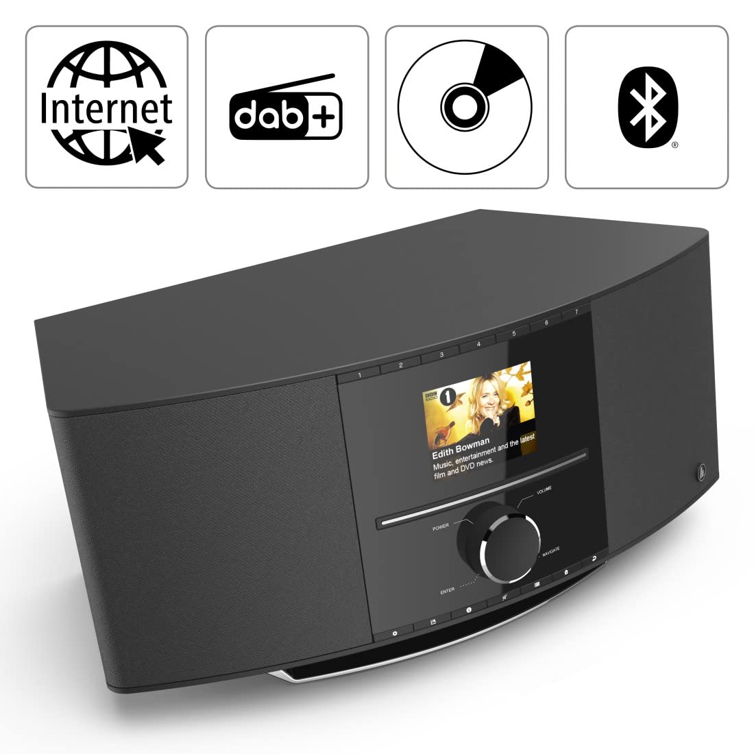 hama-dir3510scbtx-internetradio-mit-cd-player-dab-bluetooth-spotify-amazon-music image 2