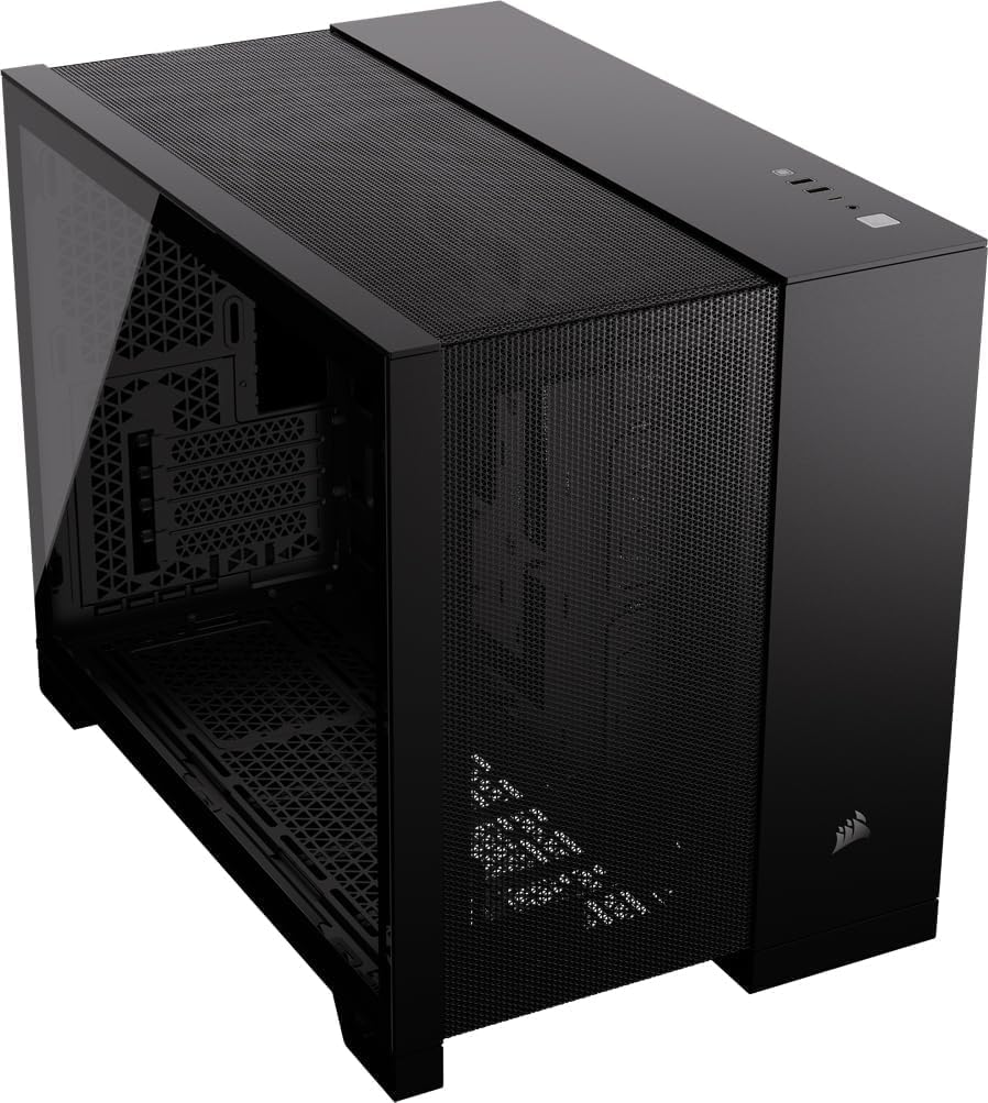 corsair-2500d-airflow-matx-pc-geh-use-schwarz-ohne-l-fter-zweikammer-design-reve image 1