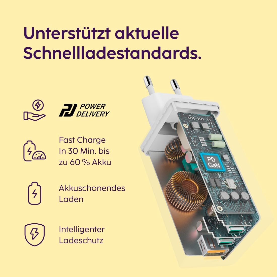 hama-usb-schnellladeger-t-100w-gan-2x-usb-c-1x-usb-a-power-delivery-quick-charge image 6