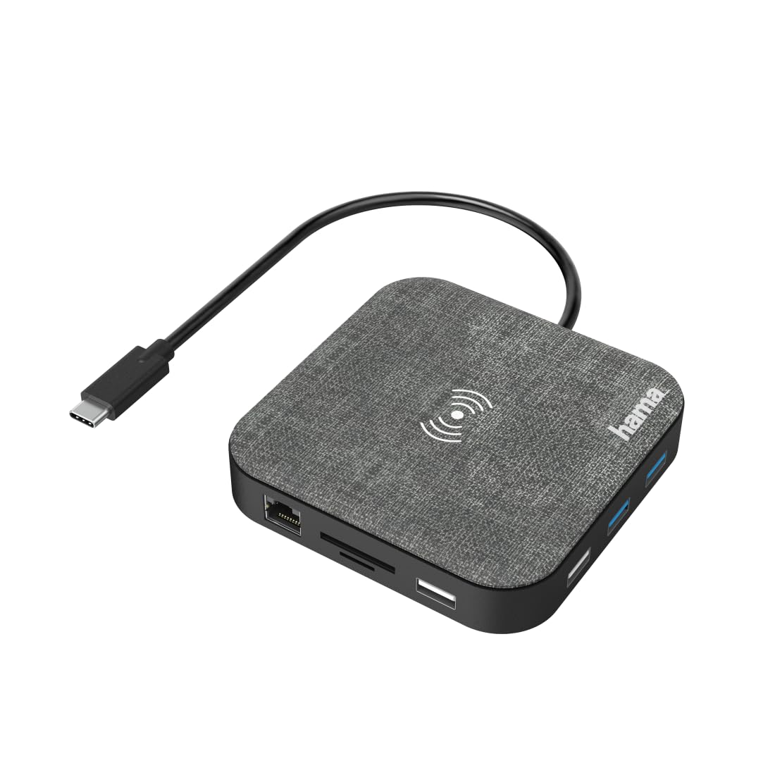 hama-usb-c-hub-12-in-1-connect2qicharge-mit-4k-hdmi-gigabit-ethernet-4x-usb-a-us image 1
