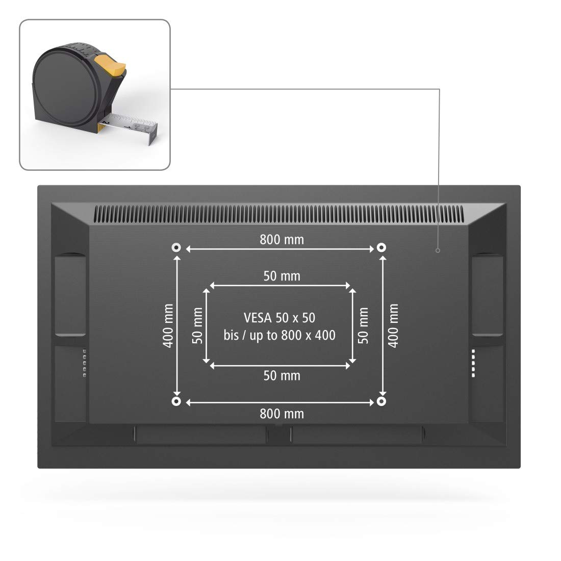 hama-tv-wandhalterung-flach-starr-37-90-zoll-vesa-bis-800x400-bis-100-kg image 4