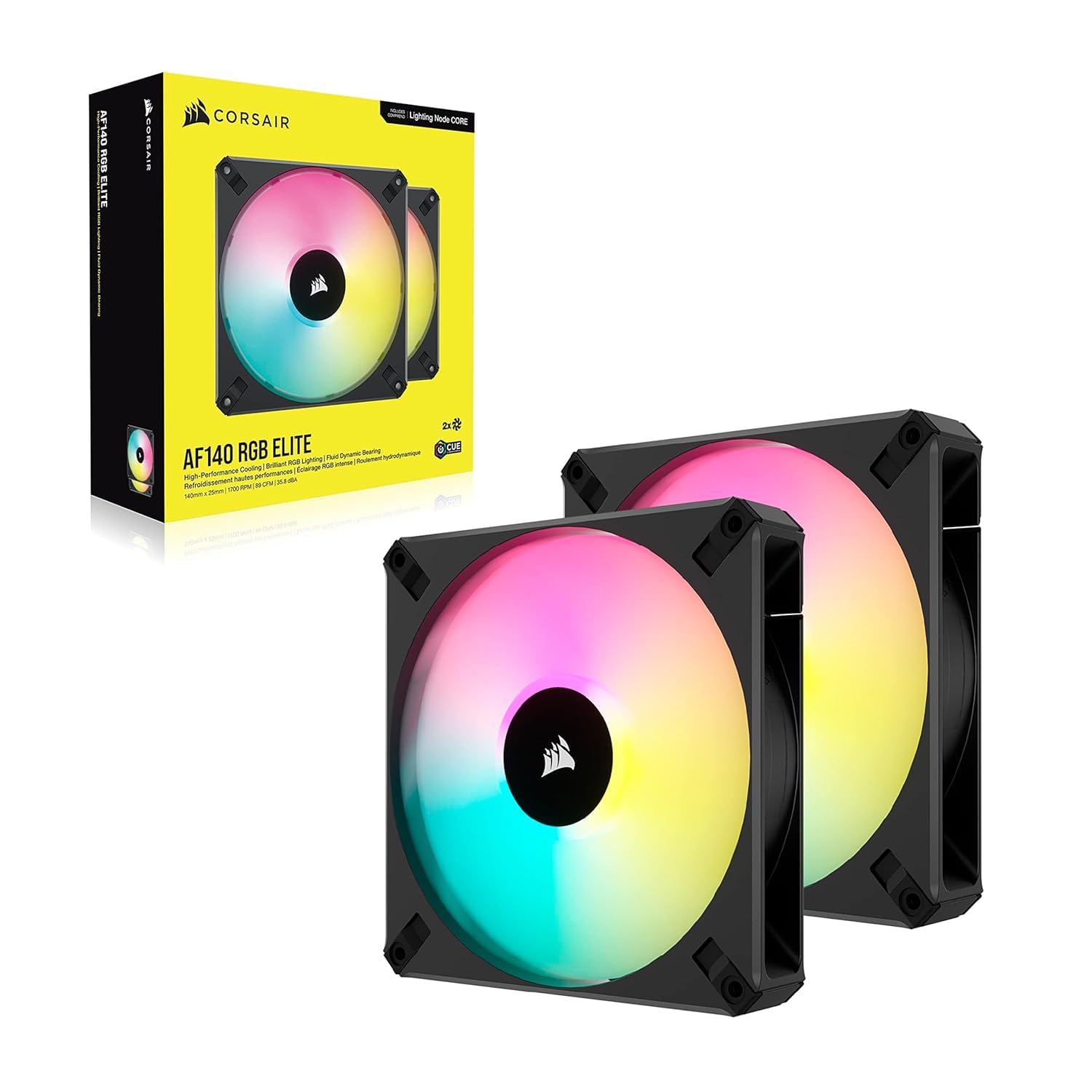 corsair-icue-af140-rgb-elite-140mm-pwm-l-fter-doppelpack-schwarz image 7