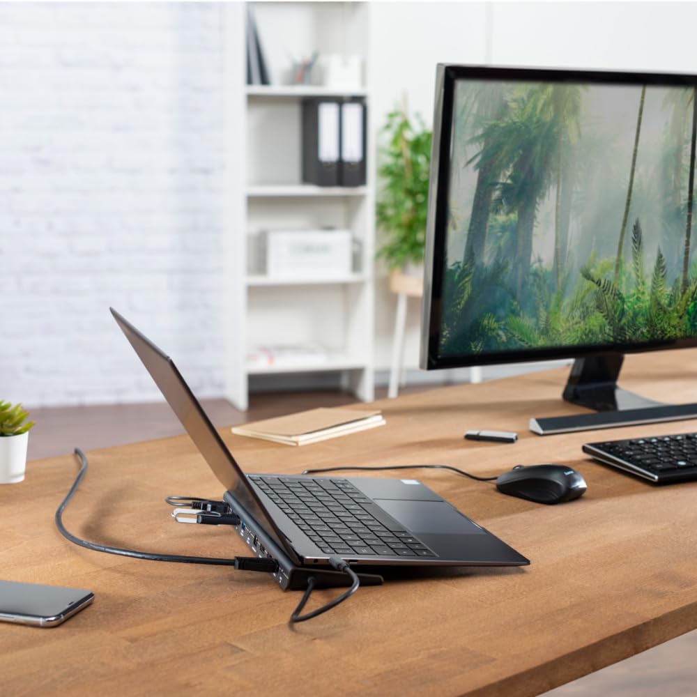 hama-connect2office-pro-usb-c-dockingstation-10-in-1-mit-laptop-st-nder-4k-hdmi- image 7