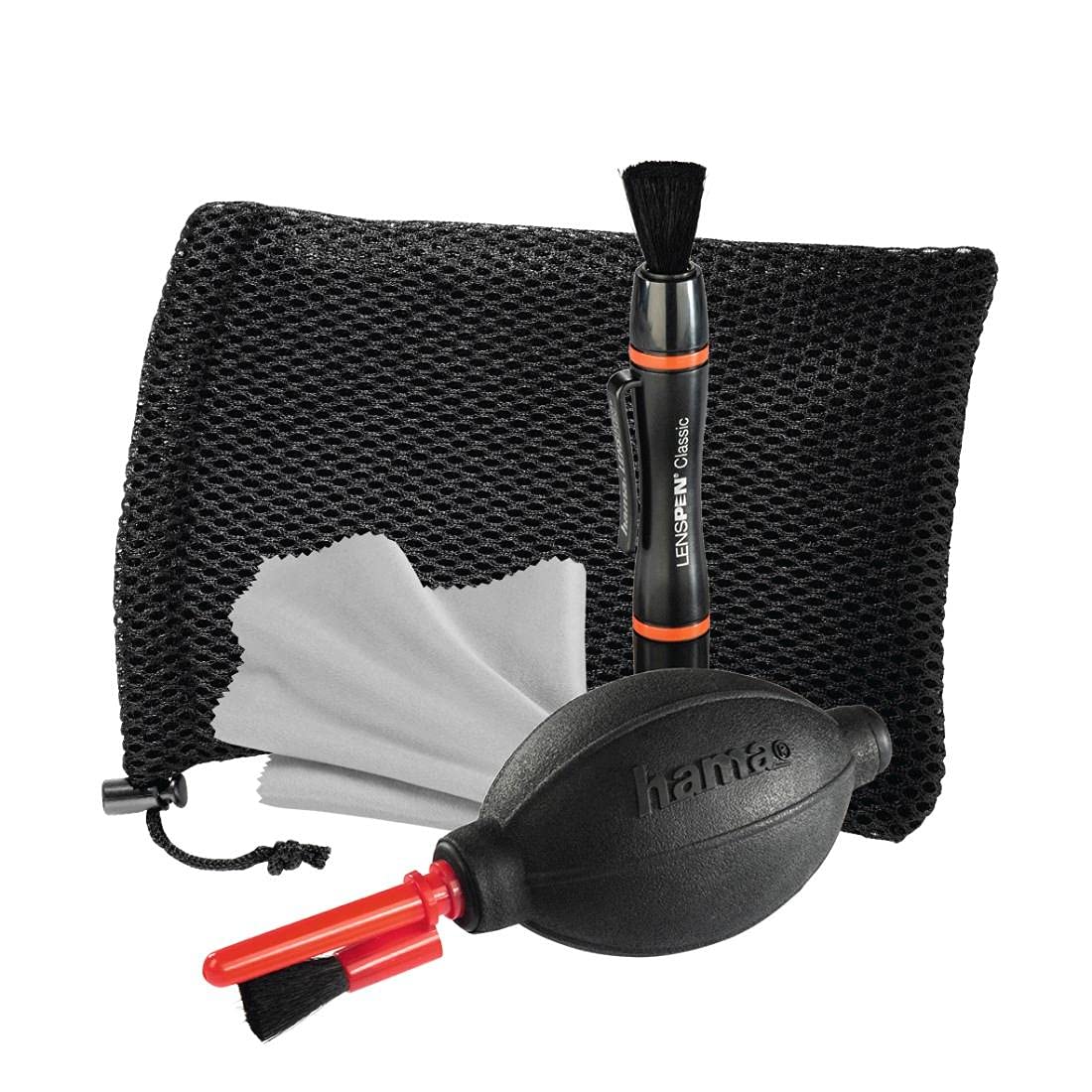 hama-optic-dry-kamera-reinigungsset-4-teilig-lenspen-inkl-objektivpinsel-blaseba image 1
