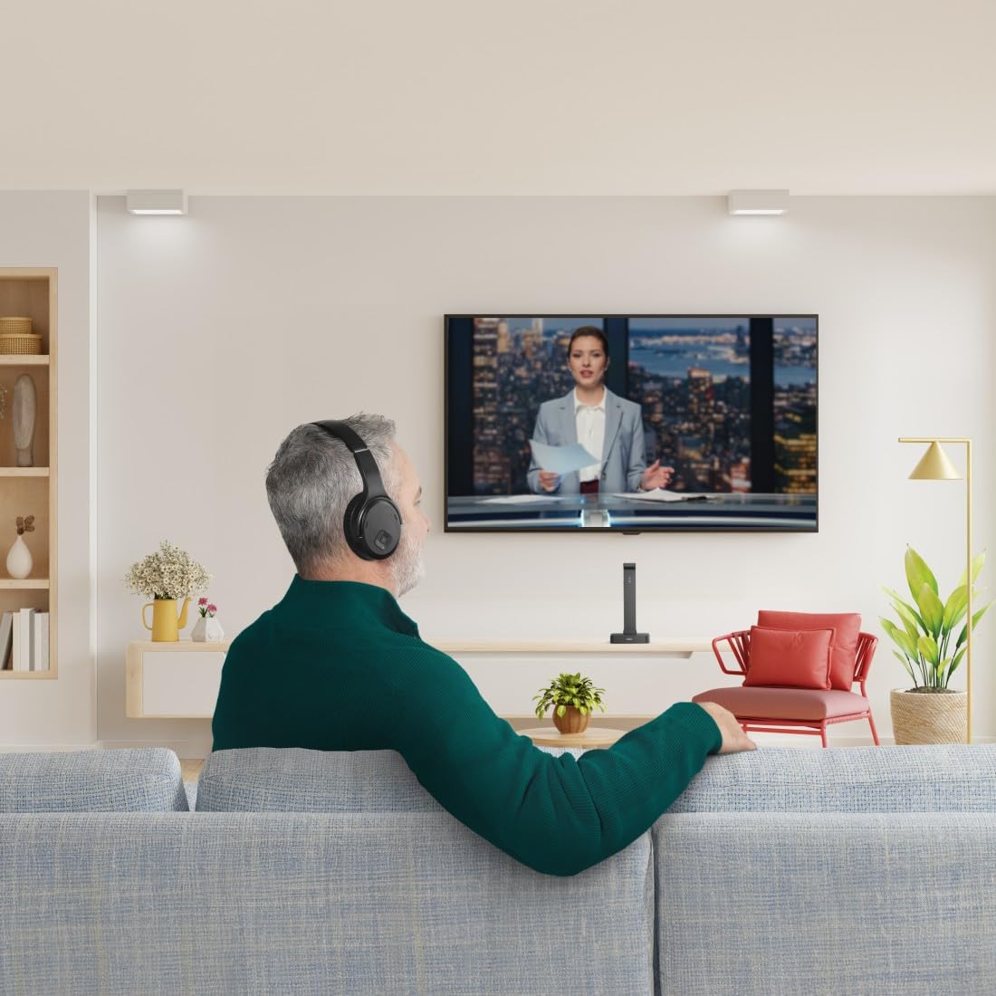 hama-funkkopfh-rer-f-r-tv-2-4-ghz-16h-spielzeit-over-ear-3-sound-modi-schwarz image 8