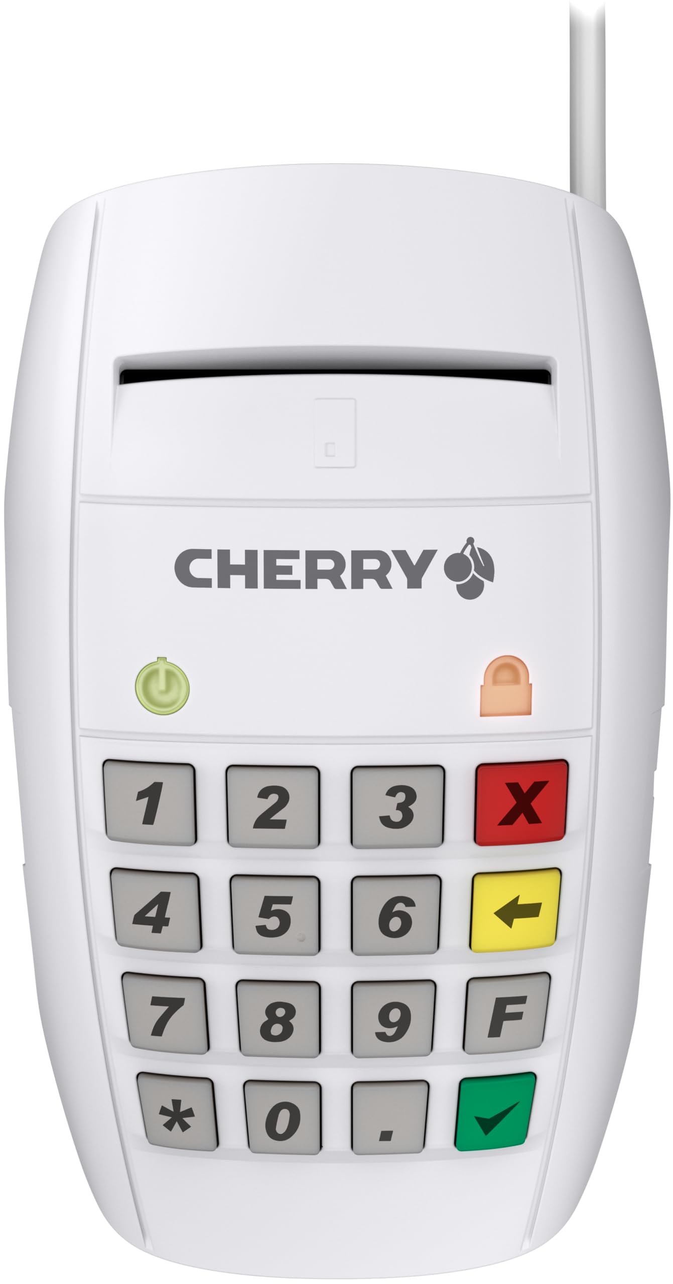 cherry-smart-terminal-st-2100-usb-chipkartenleser-mit-16-tasten-wei image 2