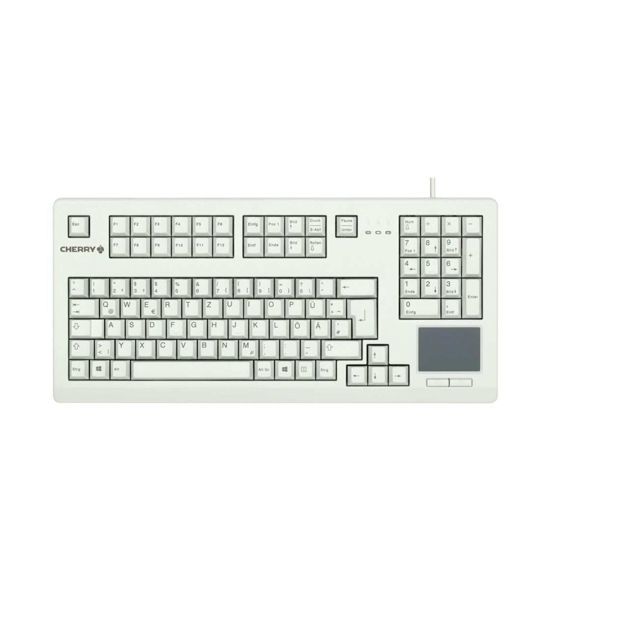 cherry-g80-11900-kompakte-mechanische-tastatur-deutsch-qwertz-mit-touchpad-2-mau image 4