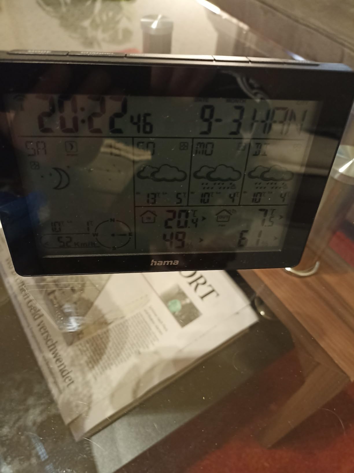 Solide Wetterstation
