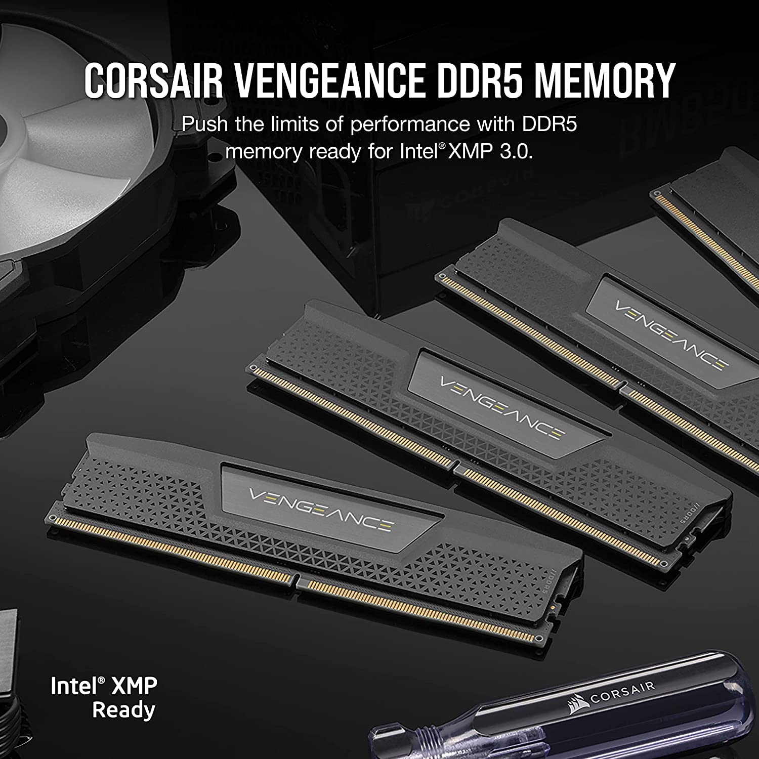 corsair-vengeance-ddr5-32gb-2x16gb-6200mhz-cl36-intel-xmp-3-0-icue-schwarz-cmk32 image 2