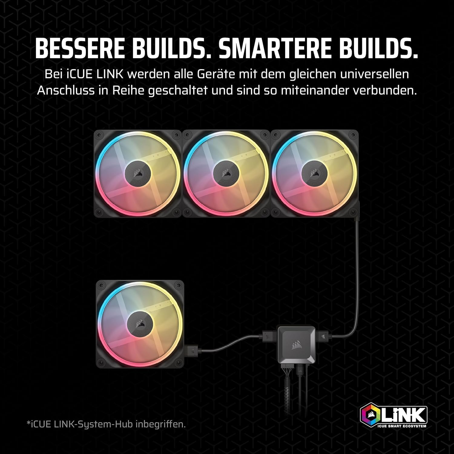 corsair-icue-link-lx120-r-rgb-120mm-pwm-reversed-l-fter-3er-pack-mit-doppel-lich image 5
