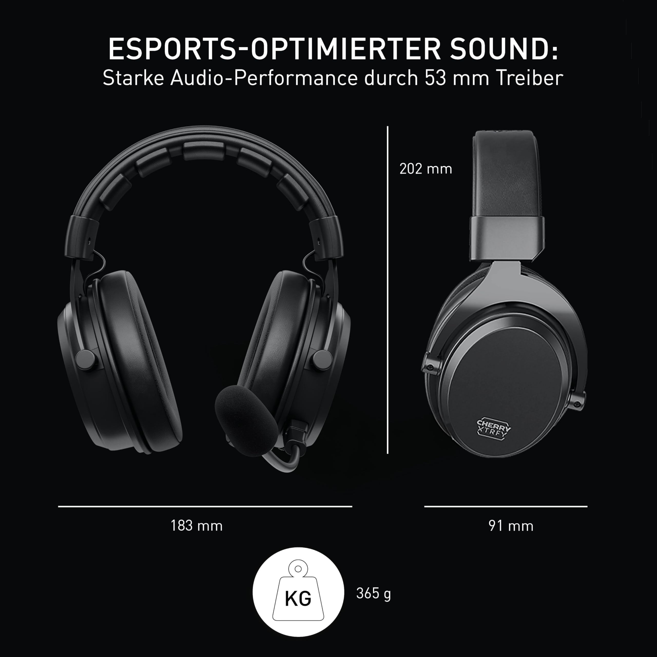 cherry-xtrfy-h3-wireless-gaming-headset-schwarz image 2