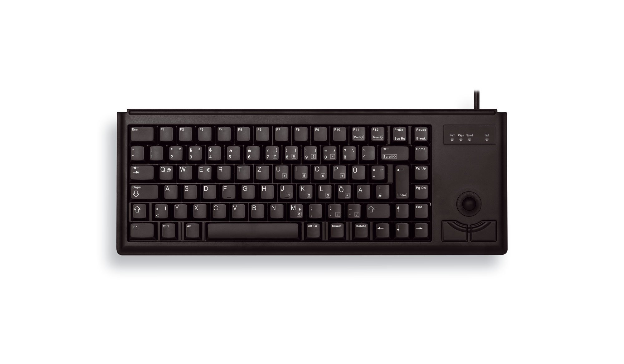 cherry-g84-4400-tastatur-mit-trackball-deutsch-qwertz-usb-a-mechanische-ml-switc image 2