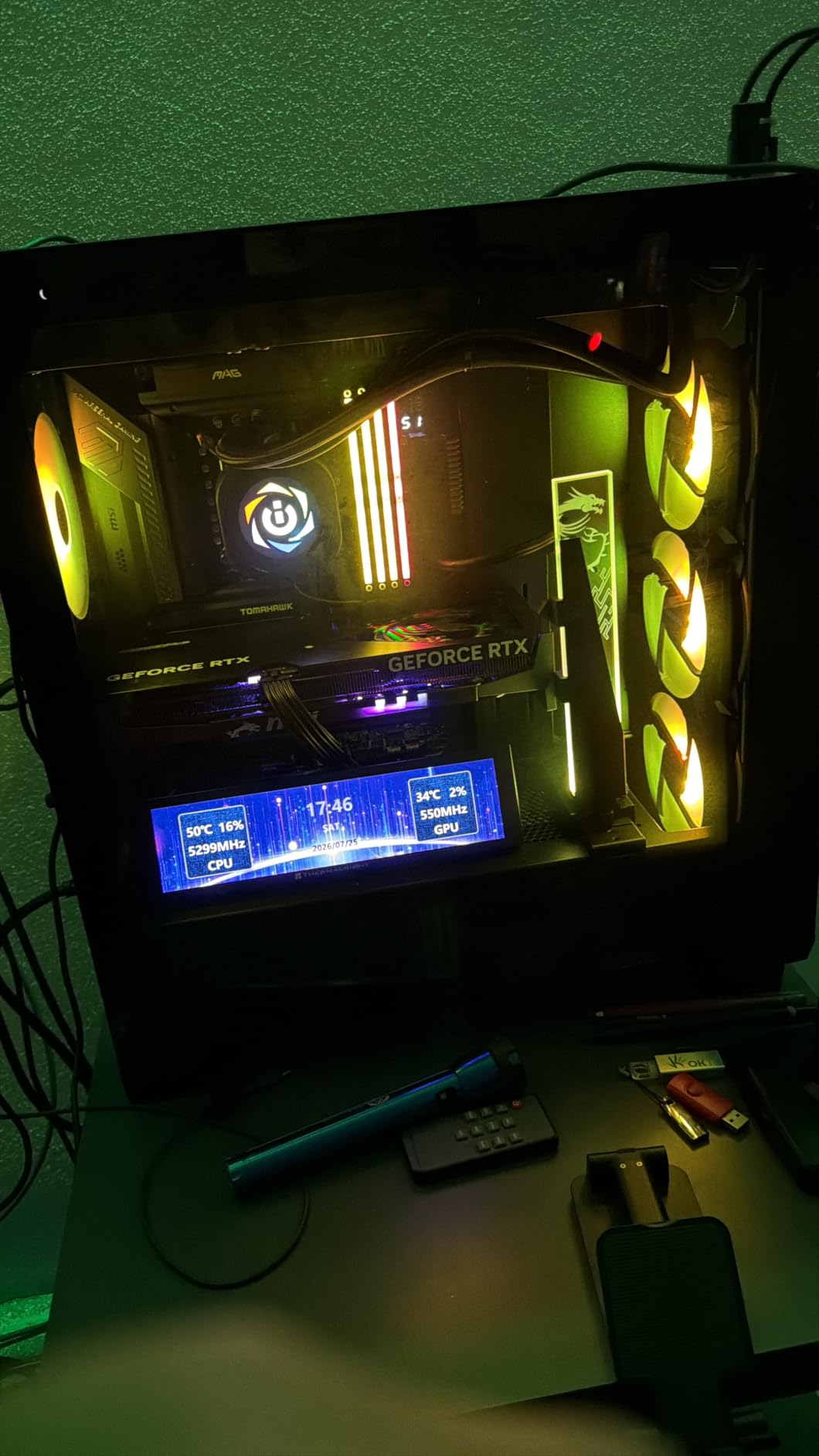 Lückenloser RGB-Look