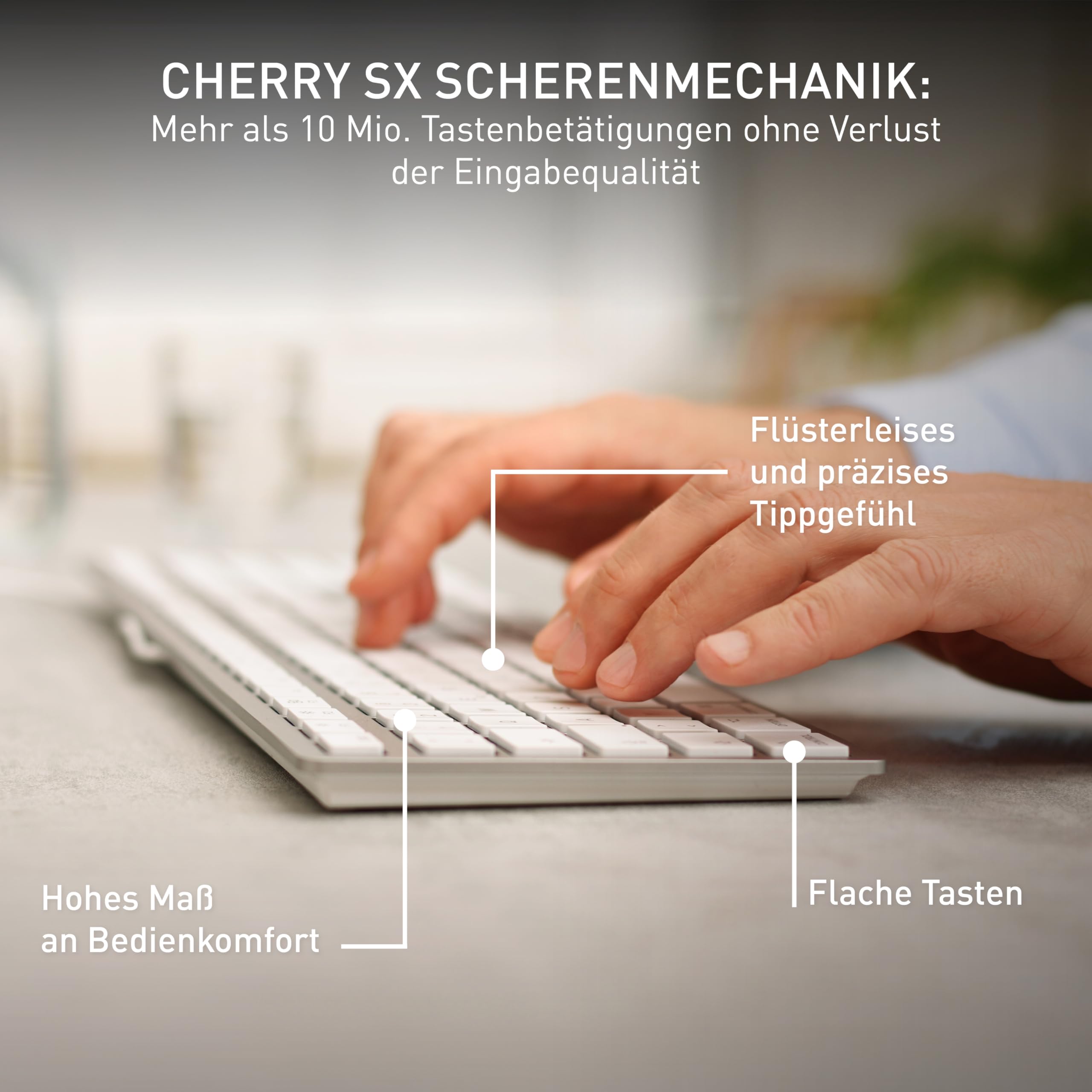 cherry-kc-6000-slim-for-mac-kabelgebundene-tastatur-usb-a-deutsch-wei-qwertz-lay image 5