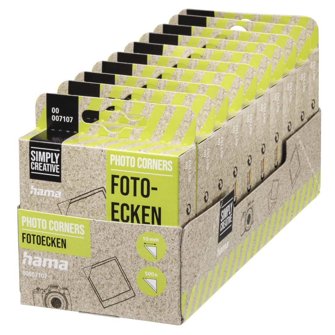 hama-fotoecken-500-st-ck-selbstklebend-transparent-10-mm image 6