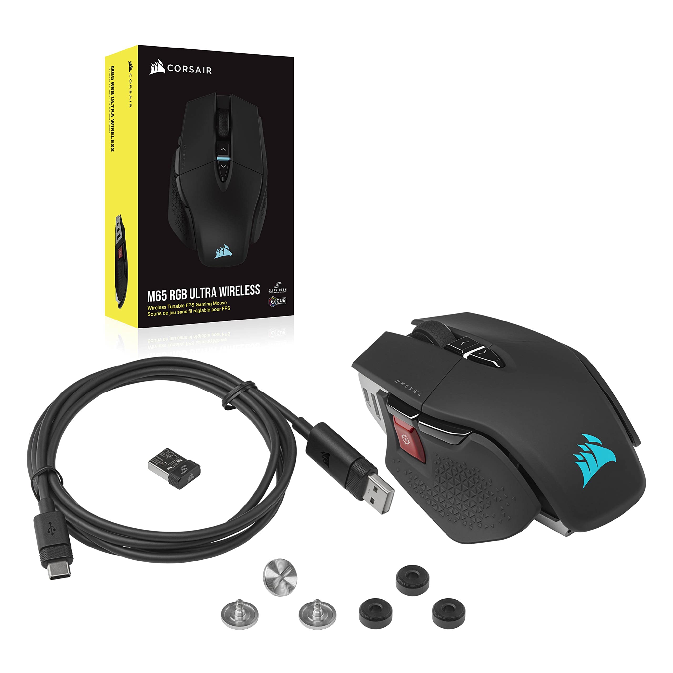 corsair-m65-rgb-ultra-wireless-kabellose-fps-gaming-maus-mit-26-000-dpi-sub-1ms- image 8