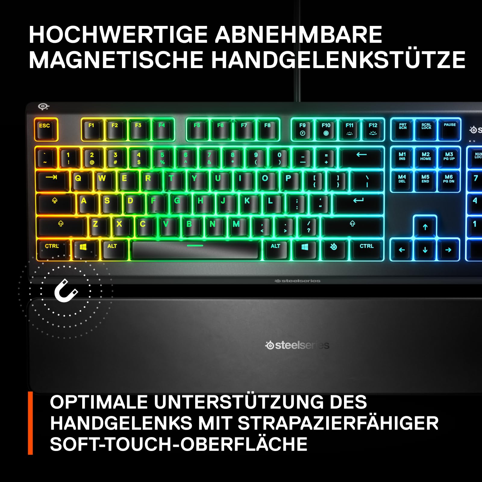 steelseries-apex-3-gaming-tastatur-mit-10-zonen-rgb-ip32-wasserschutz-und-magnet image 7