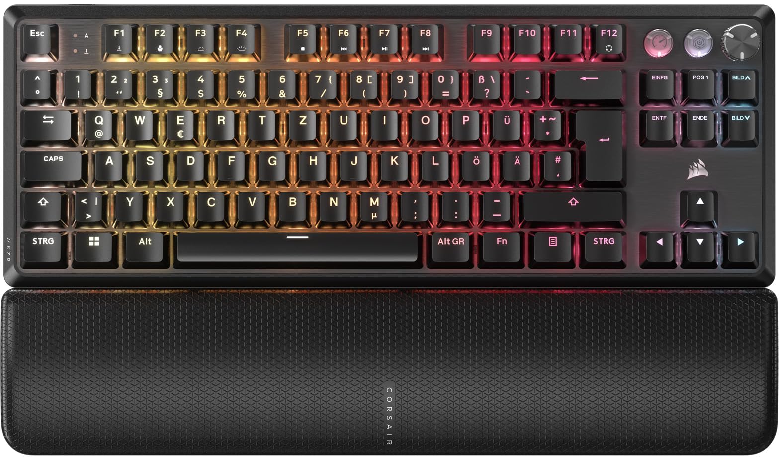 corsair-k70-pro-tkl-rgb-kabelgebundene-gaming-tastatur-schwarz-qwertz-de-hall-ef image 1