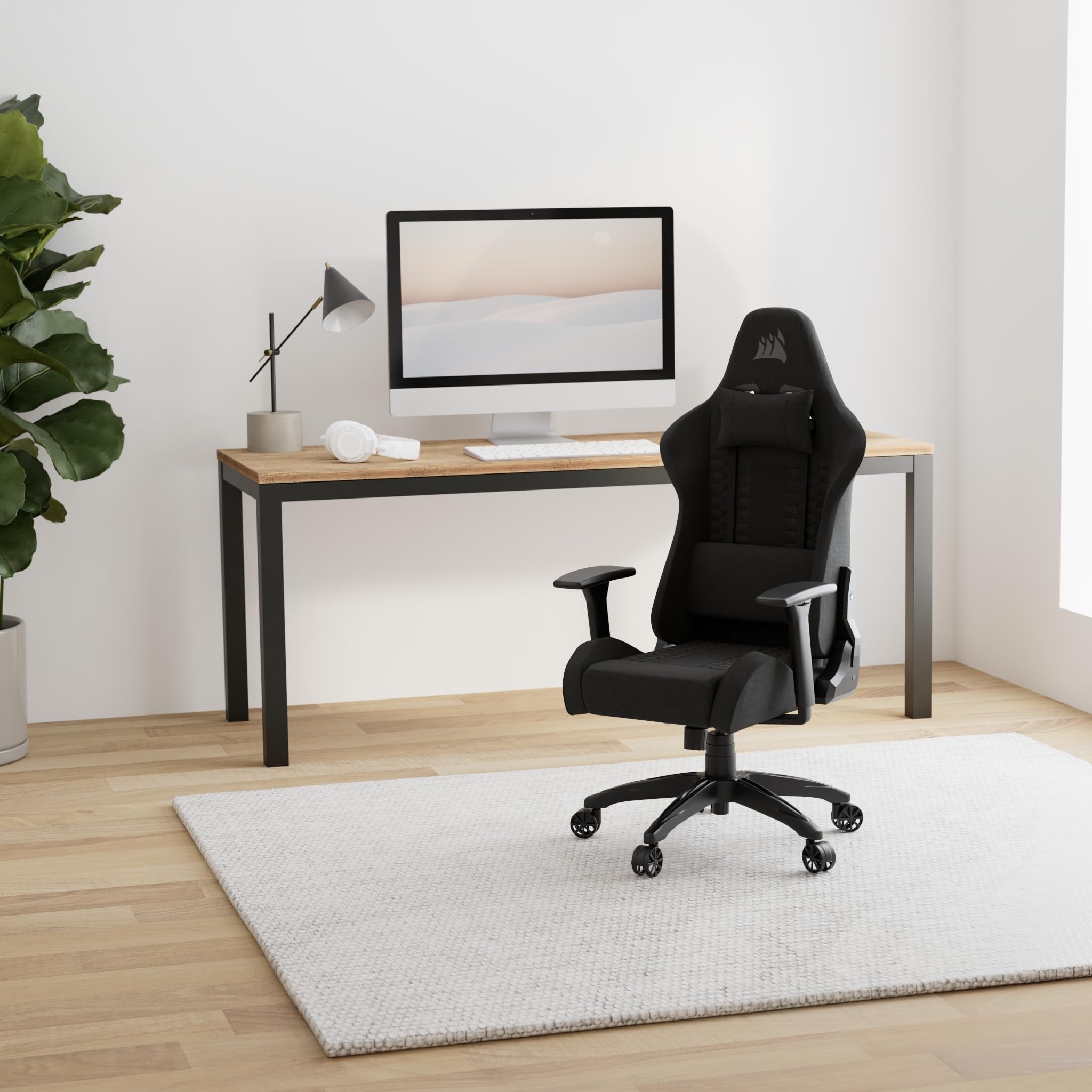 corsair-tc100-relaxed-stoff-gaming-stuhl-schwarz image 2