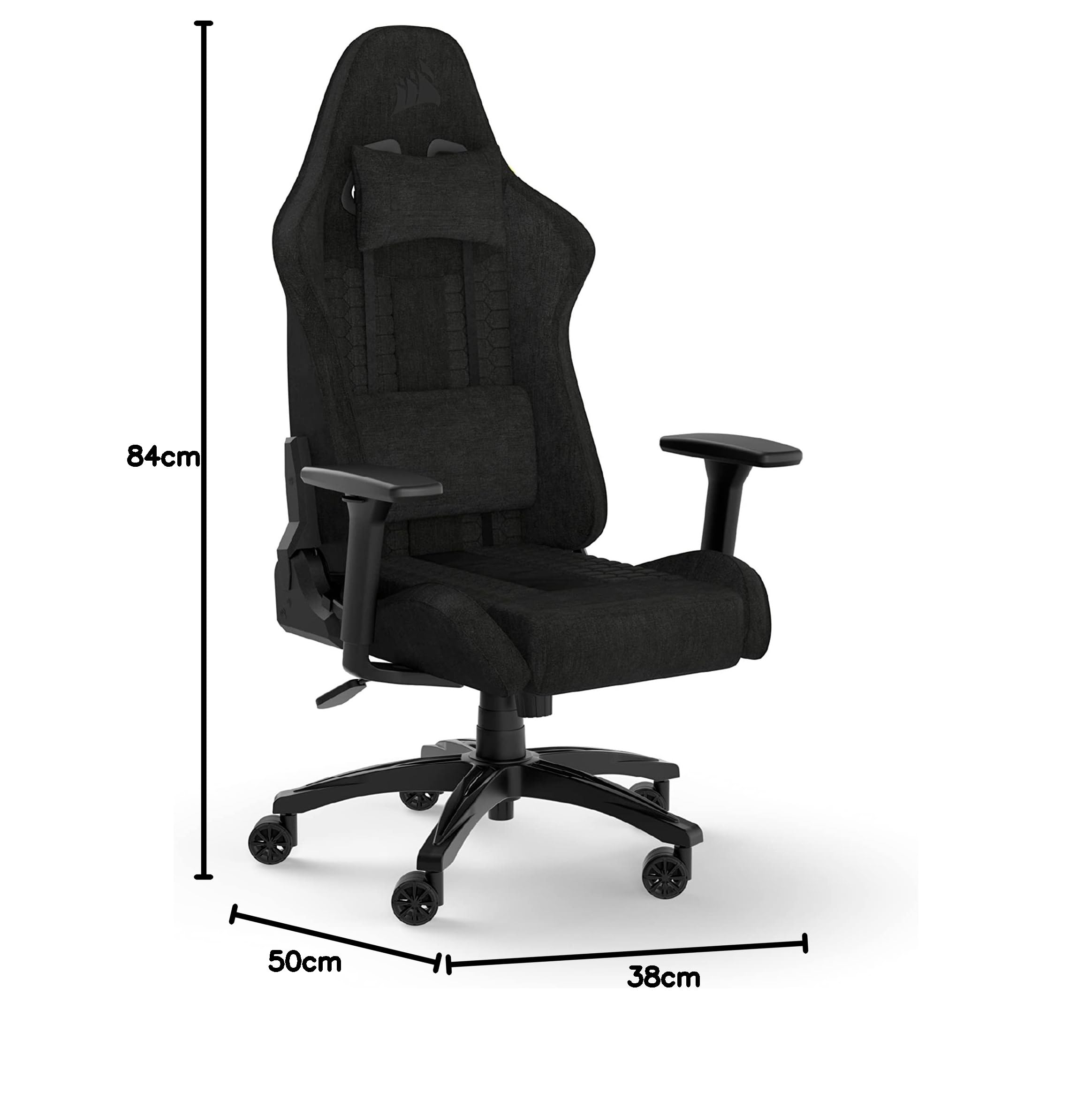 corsair-tc100-relaxed-stoff-gaming-stuhl-schwarz image 3
