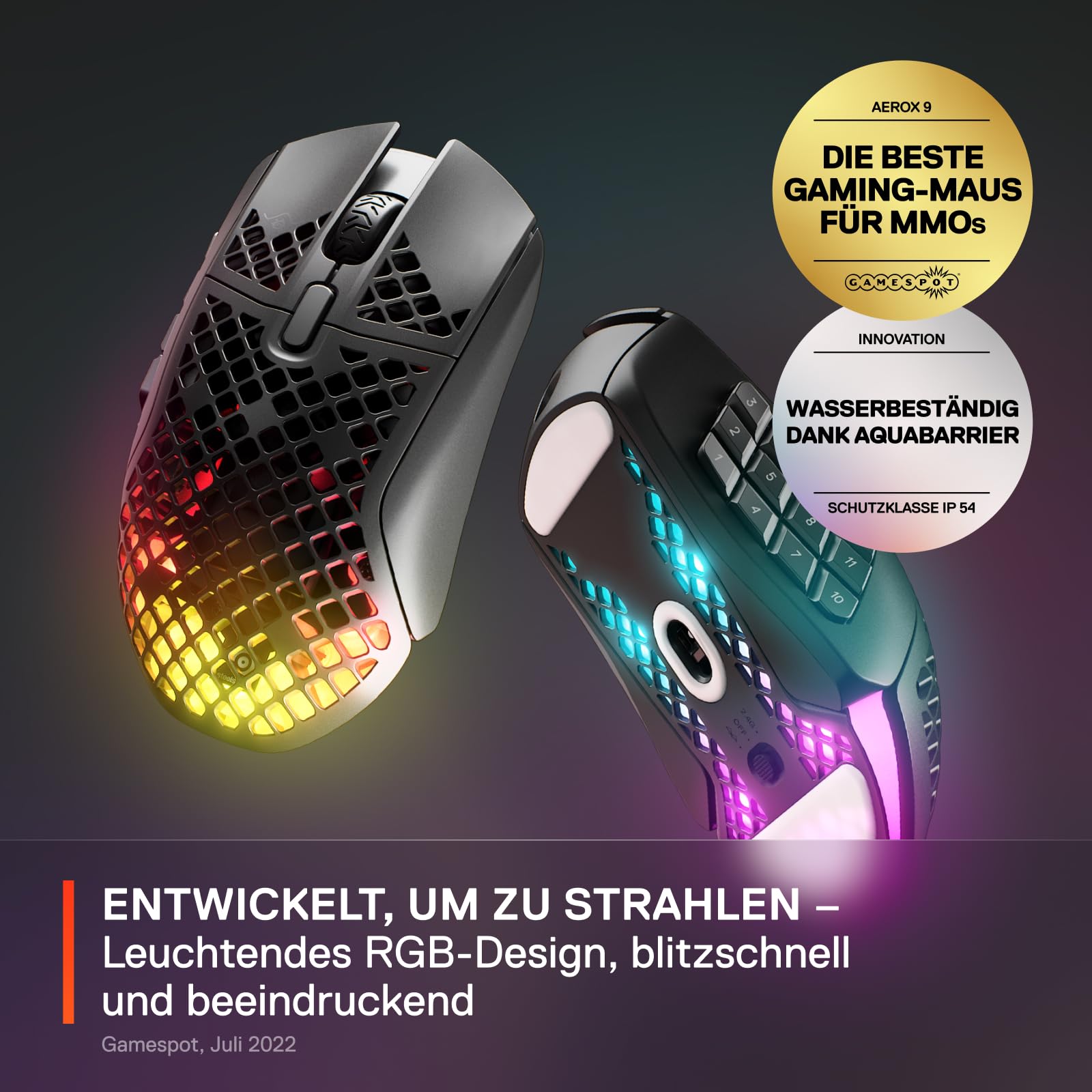 steelseries-aerox-9-wireless-rgb-gaming-maus-mit-18-tasten image 2