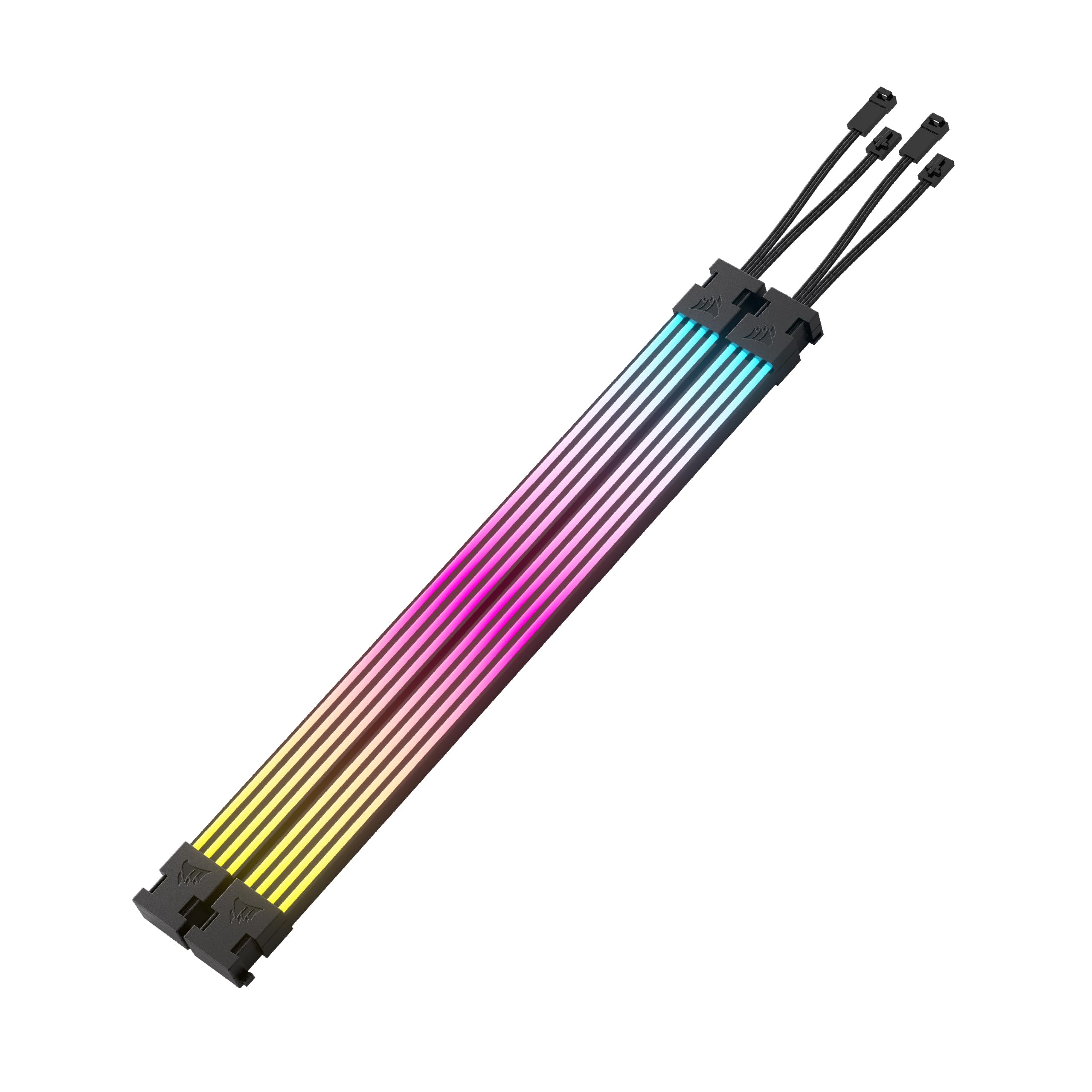 corsair-icue-argb-psu-kabelbinder-2x-200mm-led-streifen-mit-100-leds-pro-streife image 1