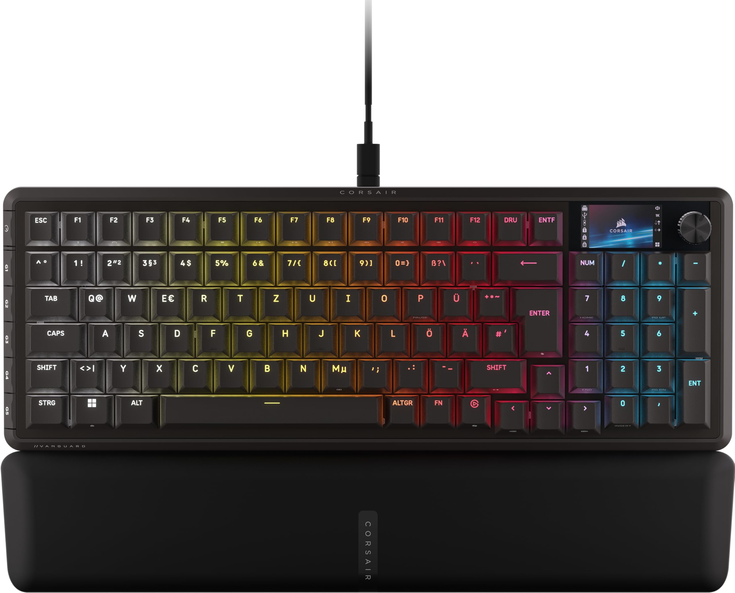 corsair-vanguard-pro-96-kabelgebundene-hall-effekt-gaming-tastatur-qwertz-de-96- image 1