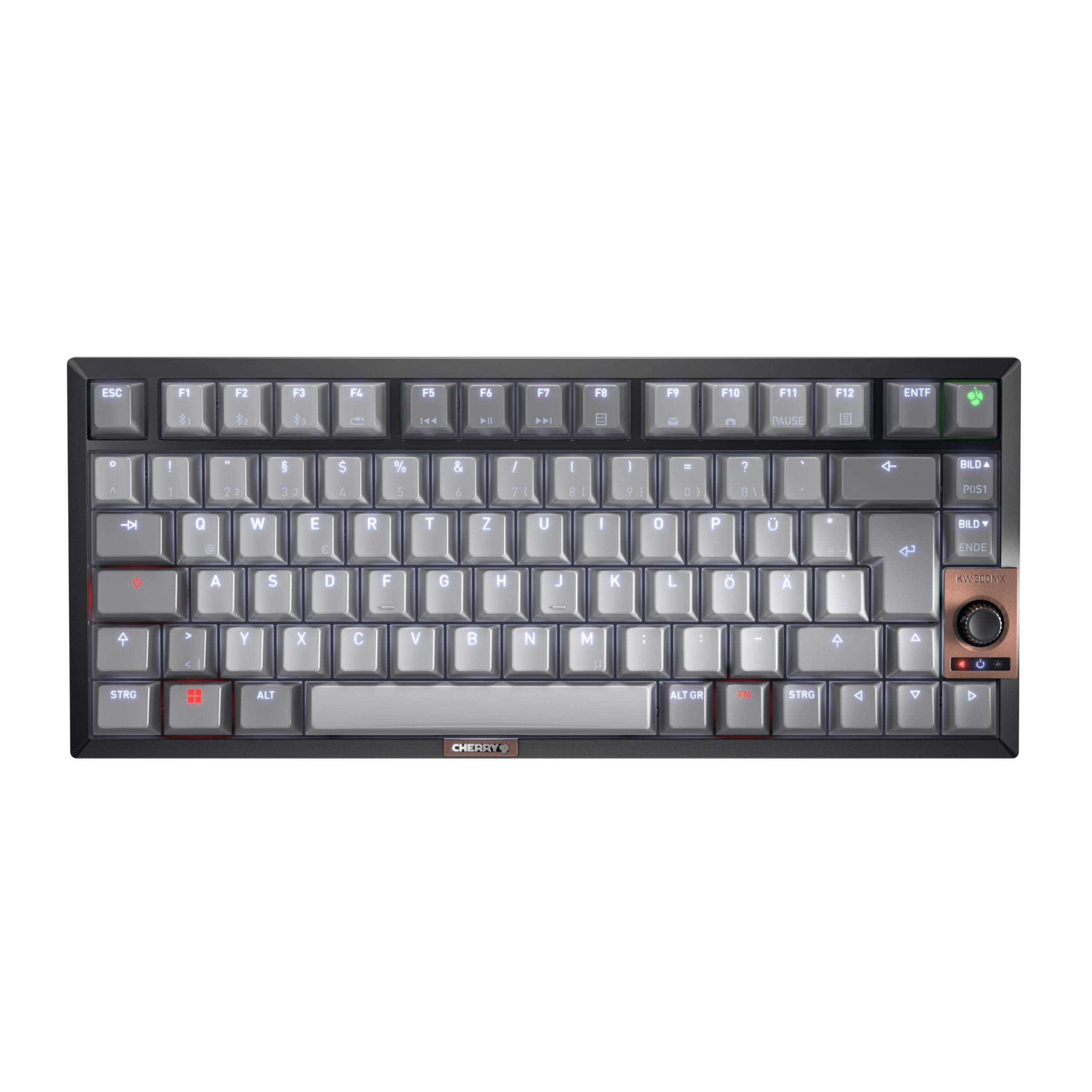 cherry-kw-300-mx-hot-swap-tastatur-kabellos-deutsch-qwertz-mx2a-brown-schwarz-mu image 1