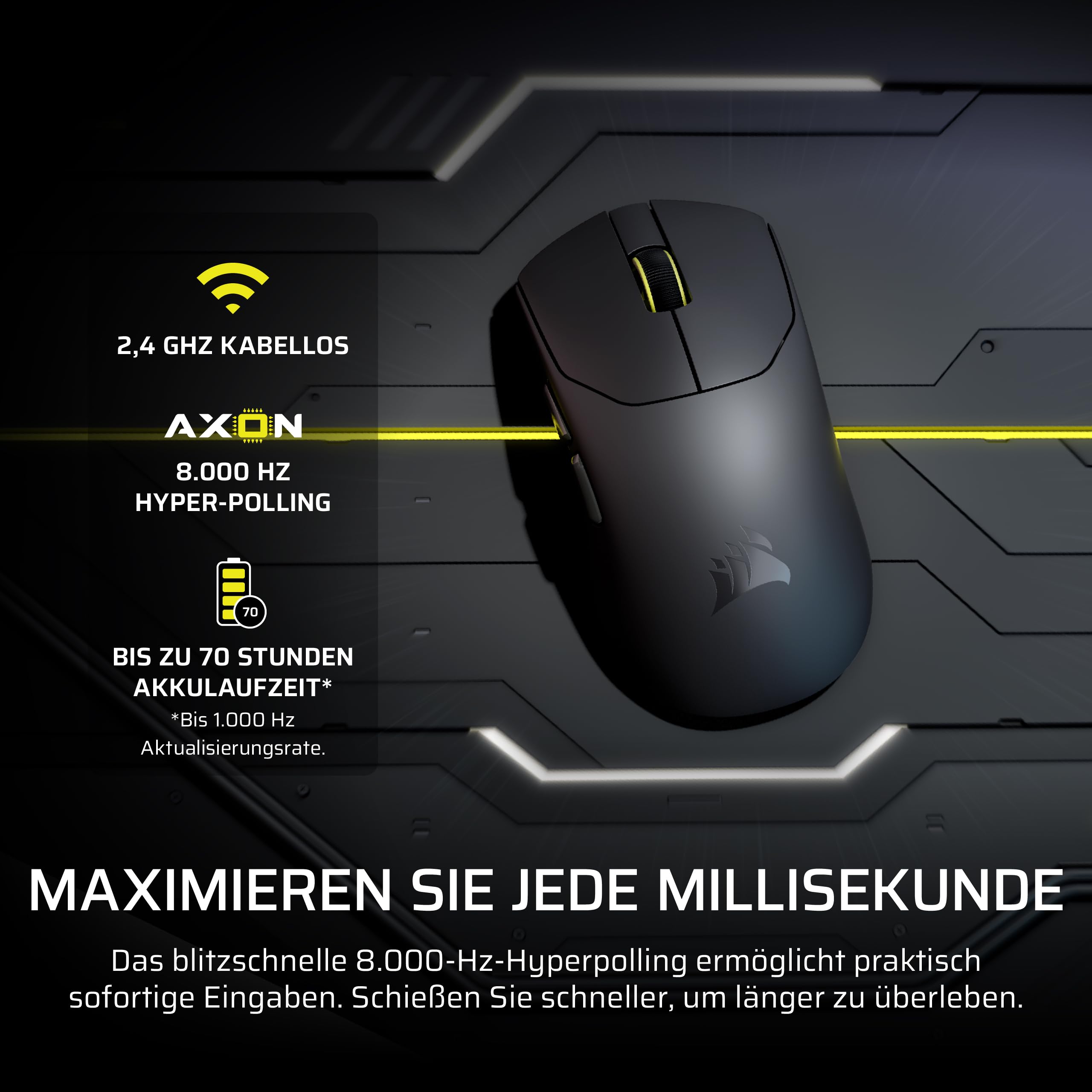 corsair-sabre-v2-pro-ultralight-wireless-fps-gaming-maus-schwarz-33k-dpi-36g image 5