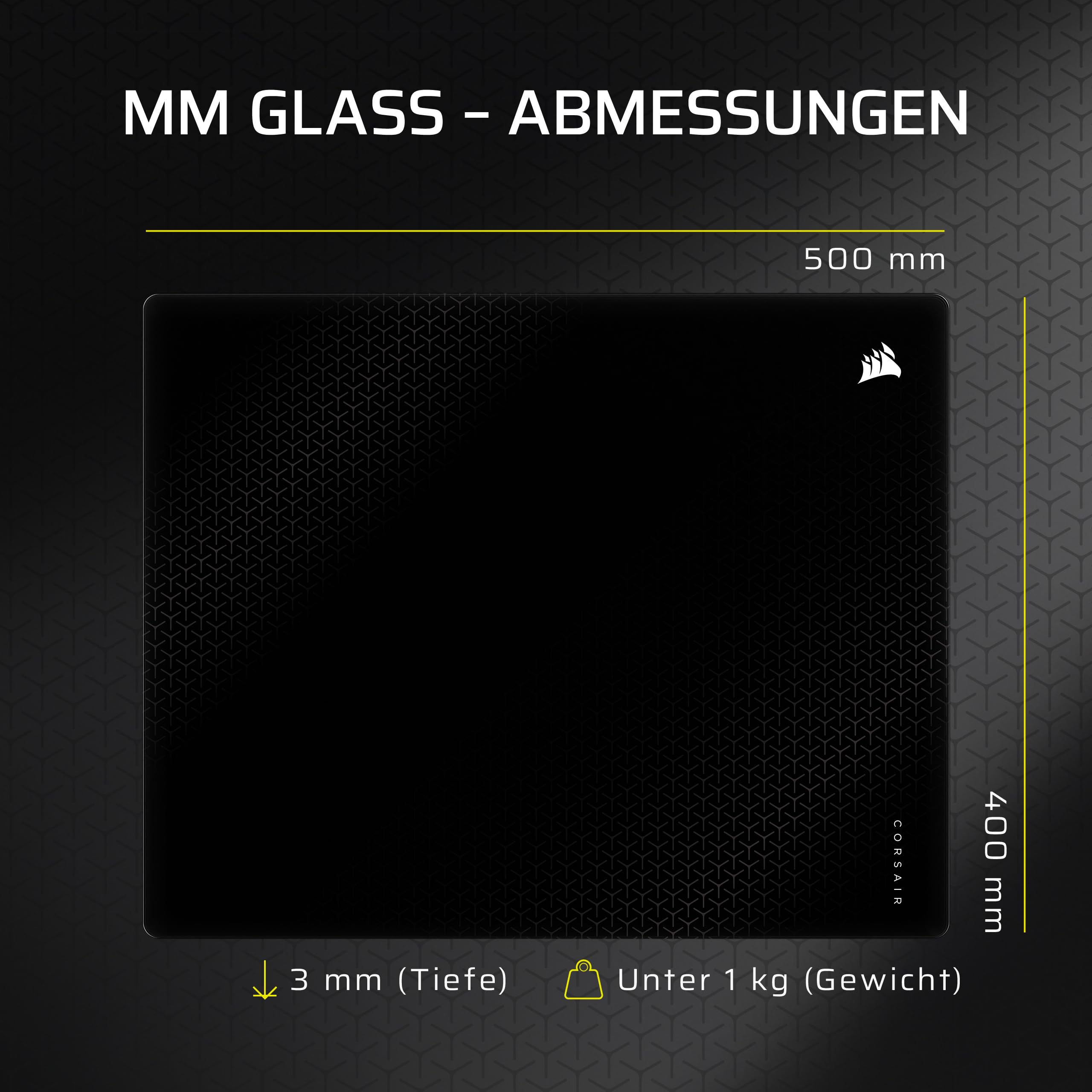 corsair-mm-glass-pr-zisions-gaming-mauspad-large-500x400mm-schwarz-matte-glasobe image 8