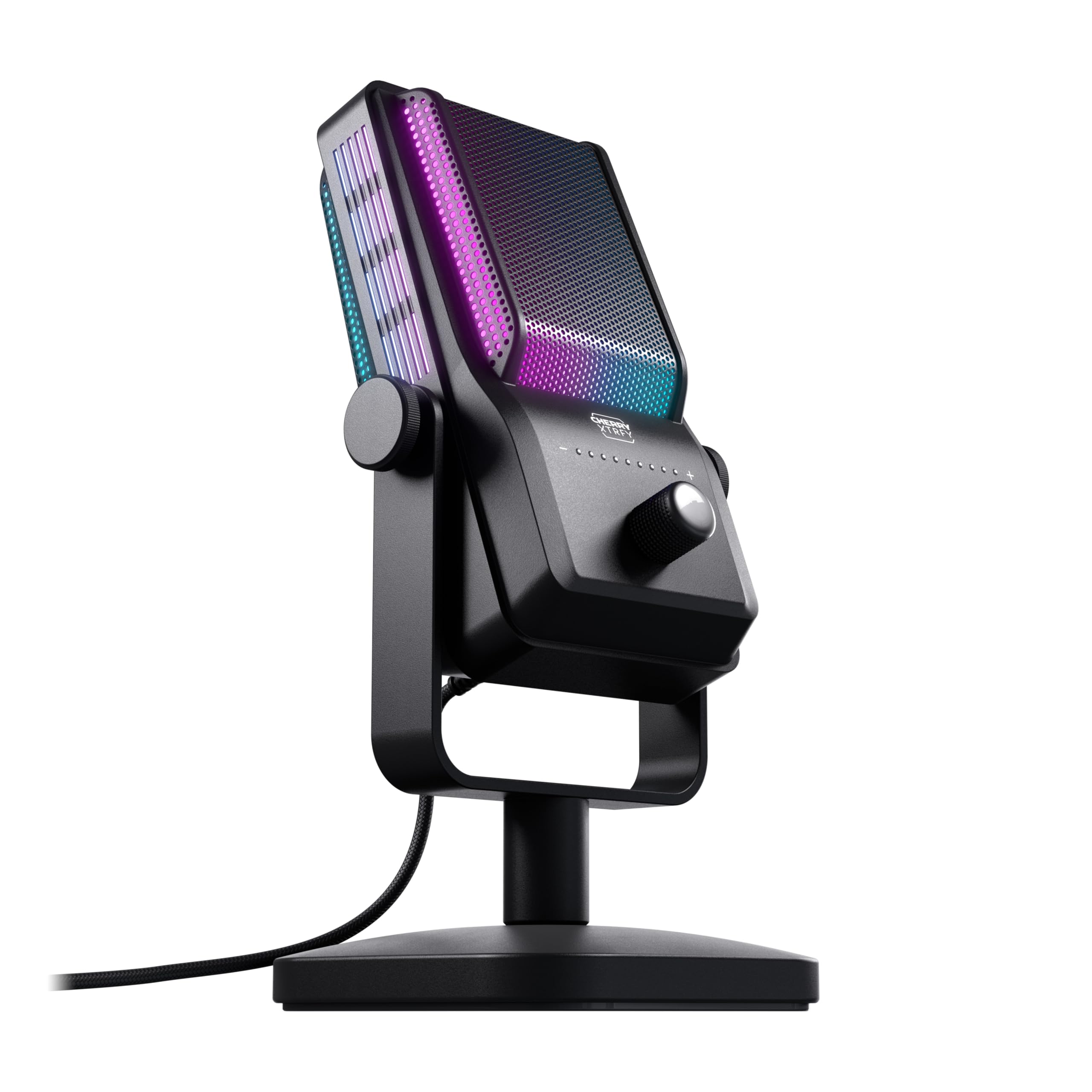 cherry-xtrfy-ngale-r-premium-usb-mikrofon-cardioid-rgb-retro-design-schwarz image 1