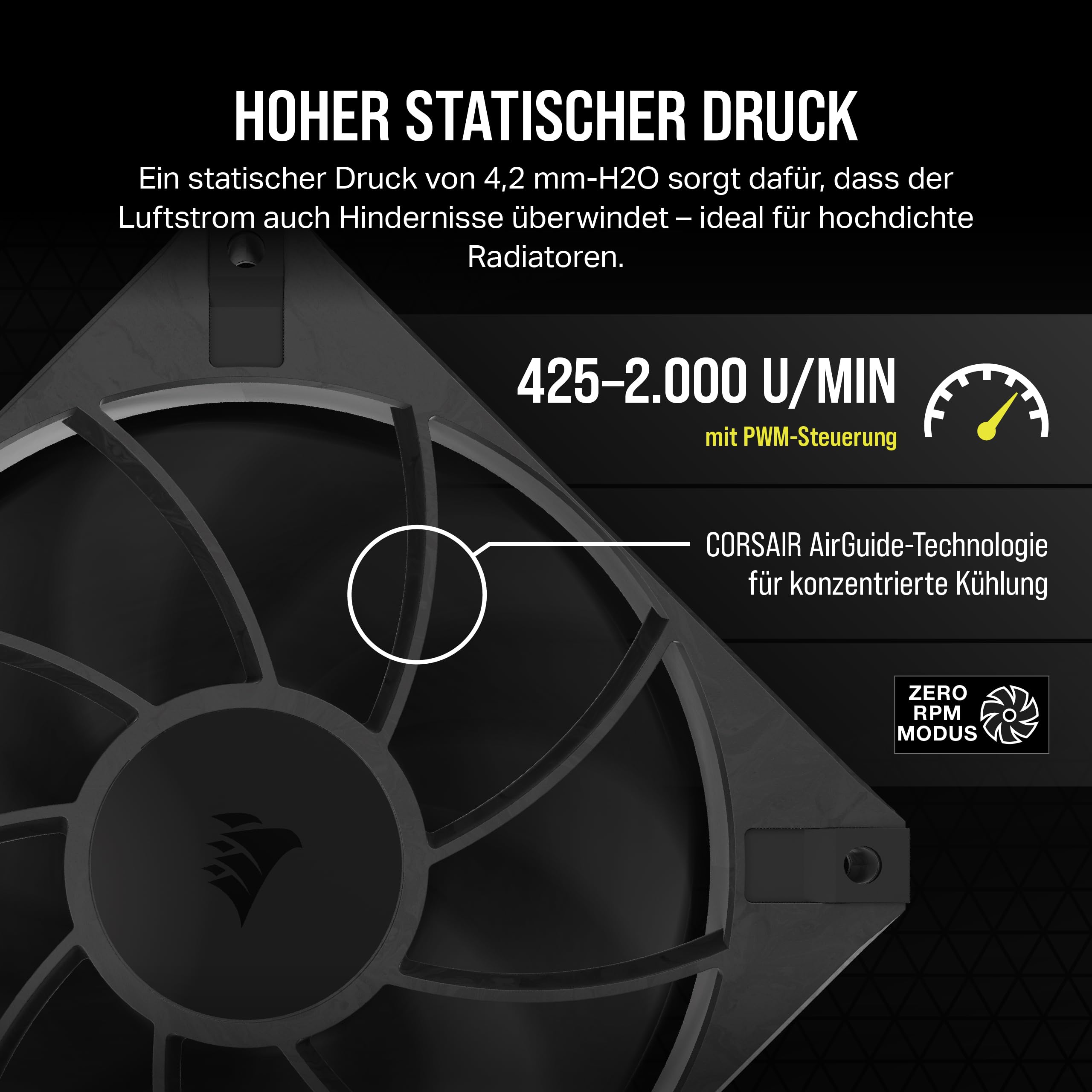 corsair-rs120-max-120-mm-pwm-l-fter-30-mm-dicke-hoher-statischer-druck-dreierpac image 5
