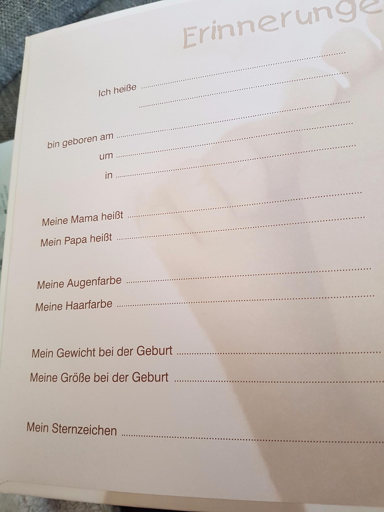Ein wunderschönes Album für unseren Sohn