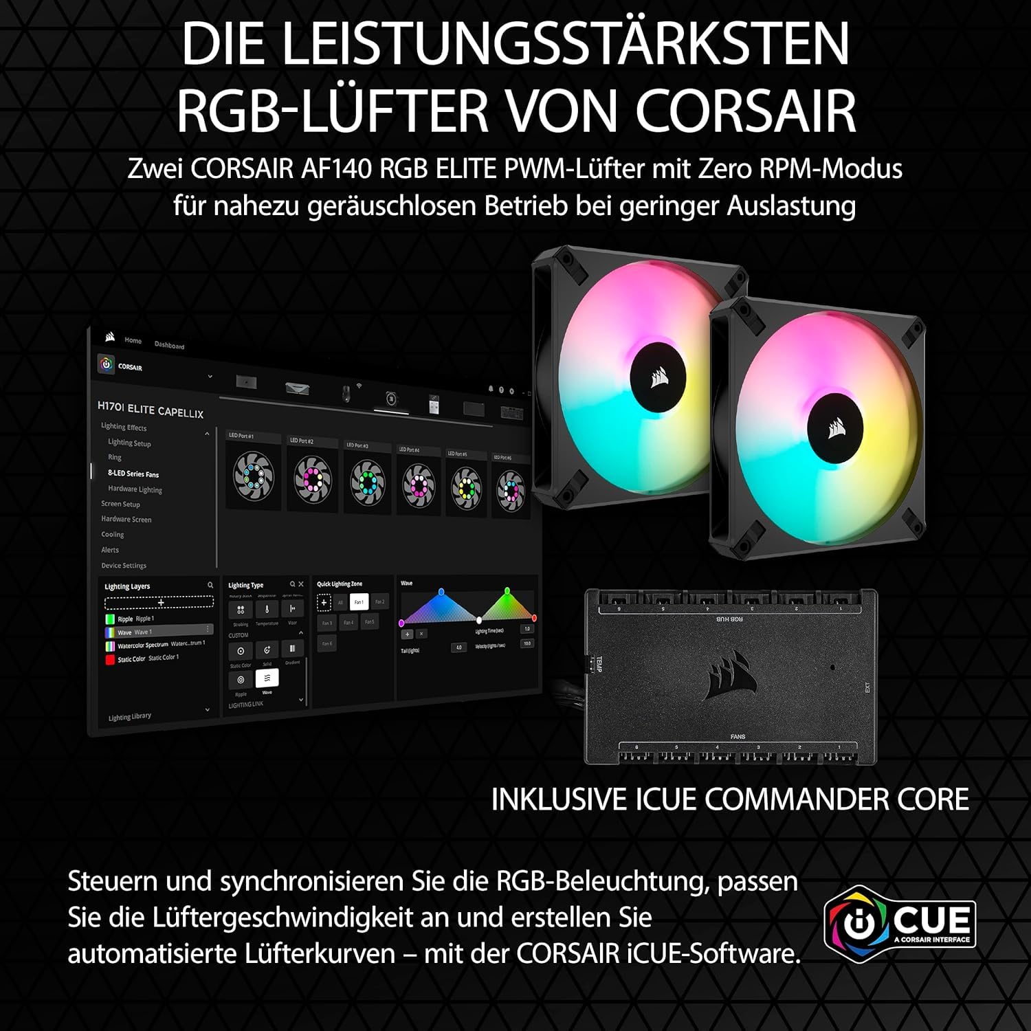 corsair-icue-h115i-elite-capellix-xt-fl-ssig-cpu-k-hler-mit-280-mm-radiator-und- image 3