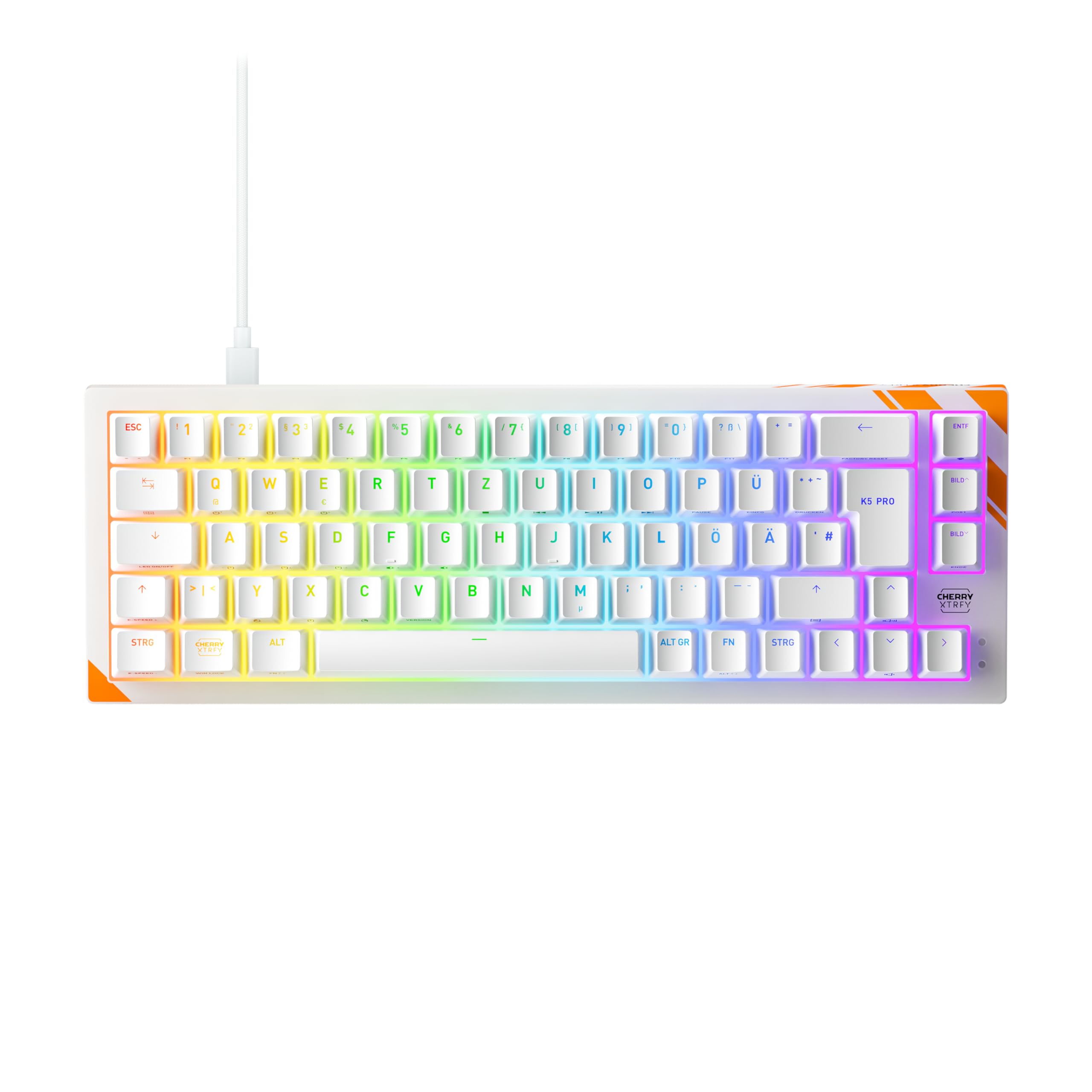 cherry-k5-pro-tmr-compact-gaming-tastatur-deutsch-qwertz-hot-swap-rapid-trigger- image 7