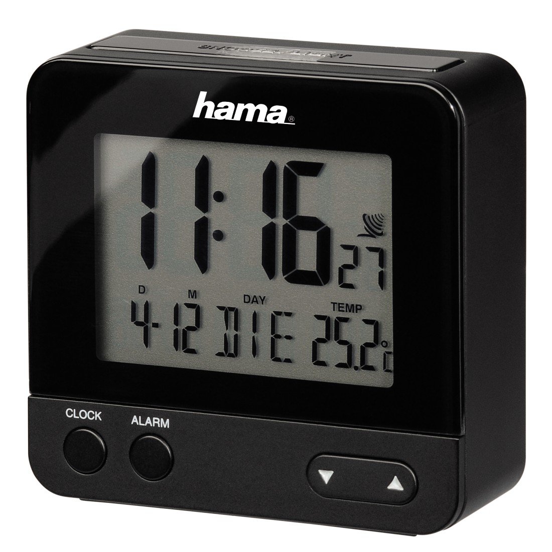 hama-rc-540-funkwecker-dcf-signal-temperaturanzeige-nachtlicht image 2