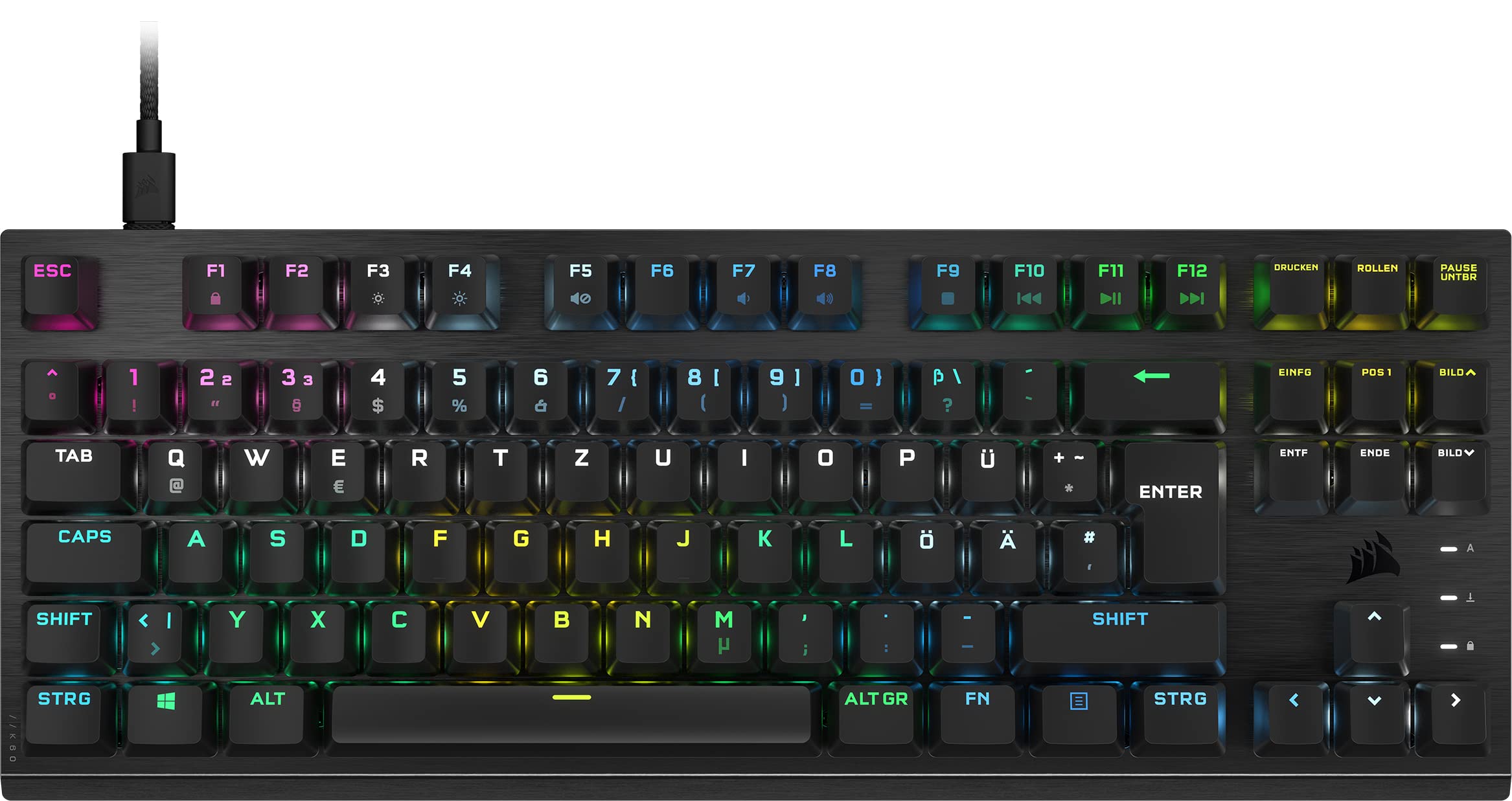 corsair-k60-pro-tkl-rgb-tenkeyless-gaming-tastatur-opx-linear-switch-qwertz-de-s image 1
