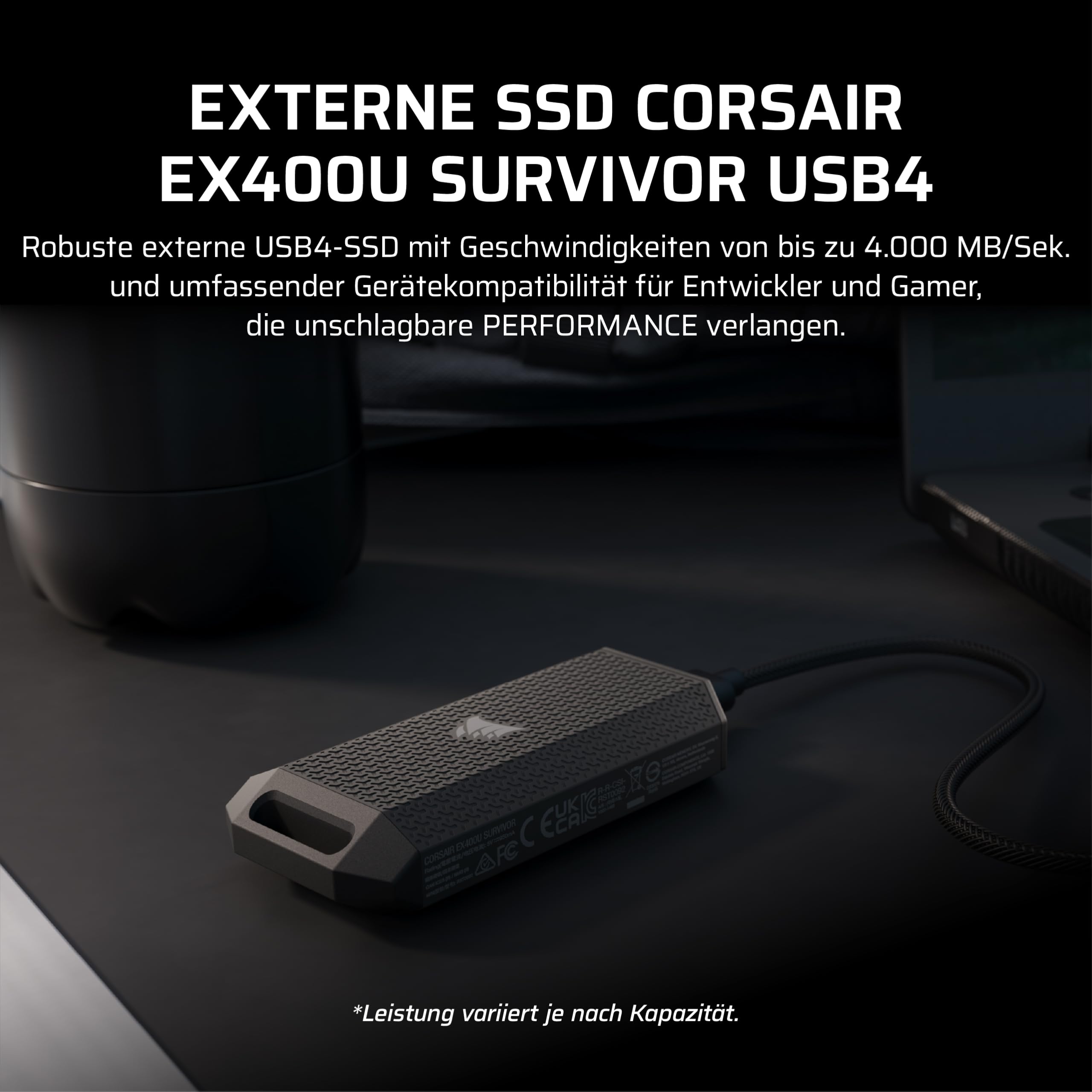 corsair-ex400u-survivor-2tb-externe-ssd-usb4-mit-4-000-mb-s-ip55-schutz-plug-and image 2